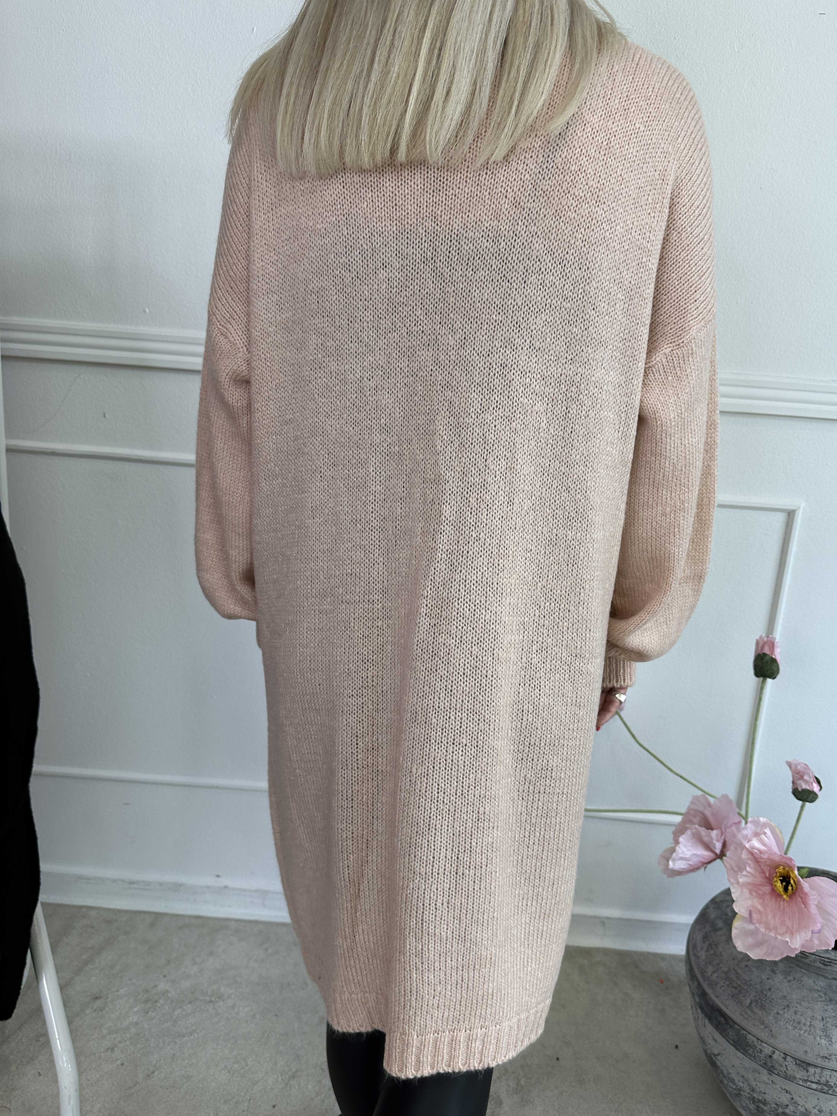 Valentine - Stickad kofta med fickor