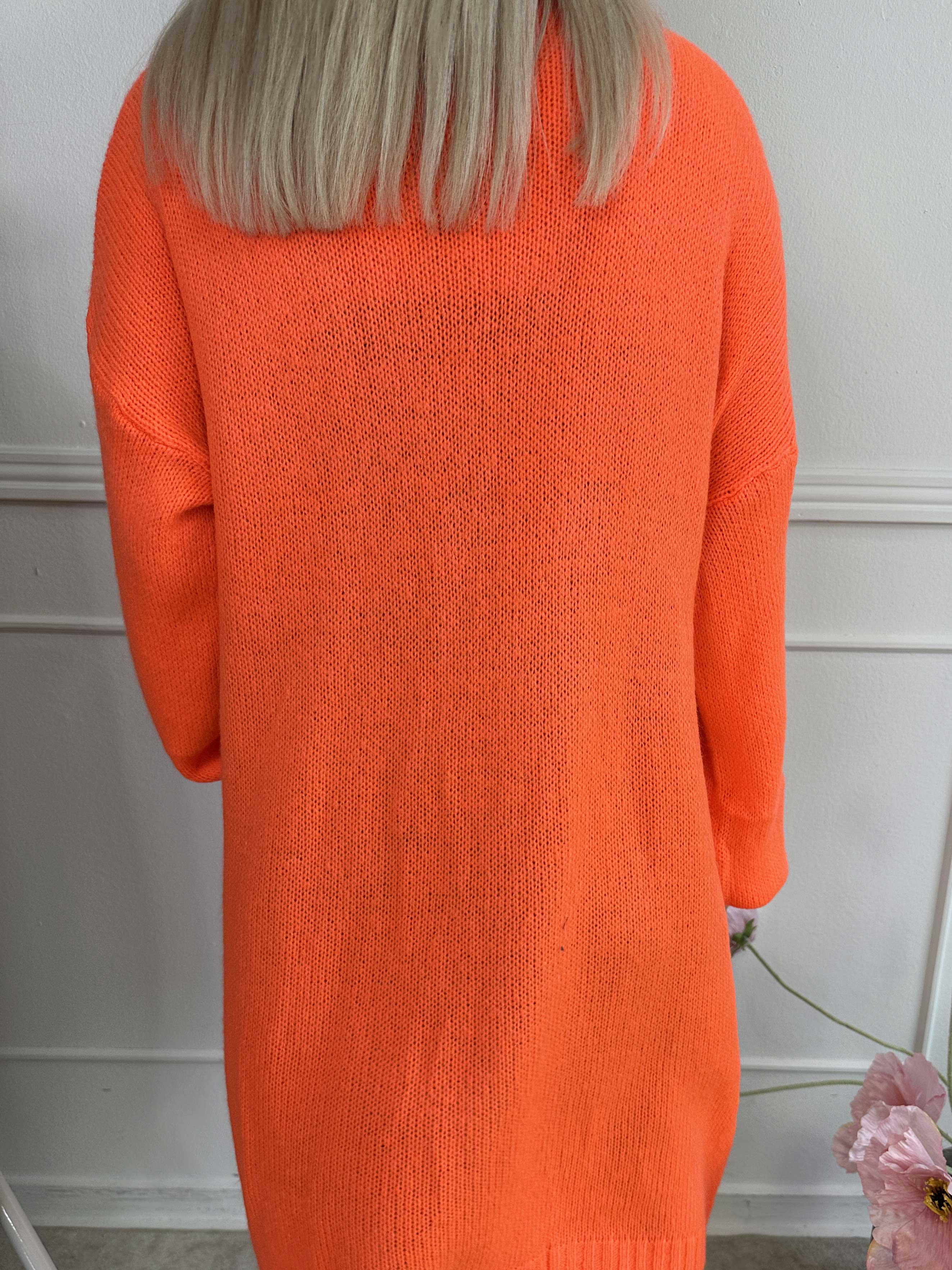 Valentine - Stickad kofta med fickor