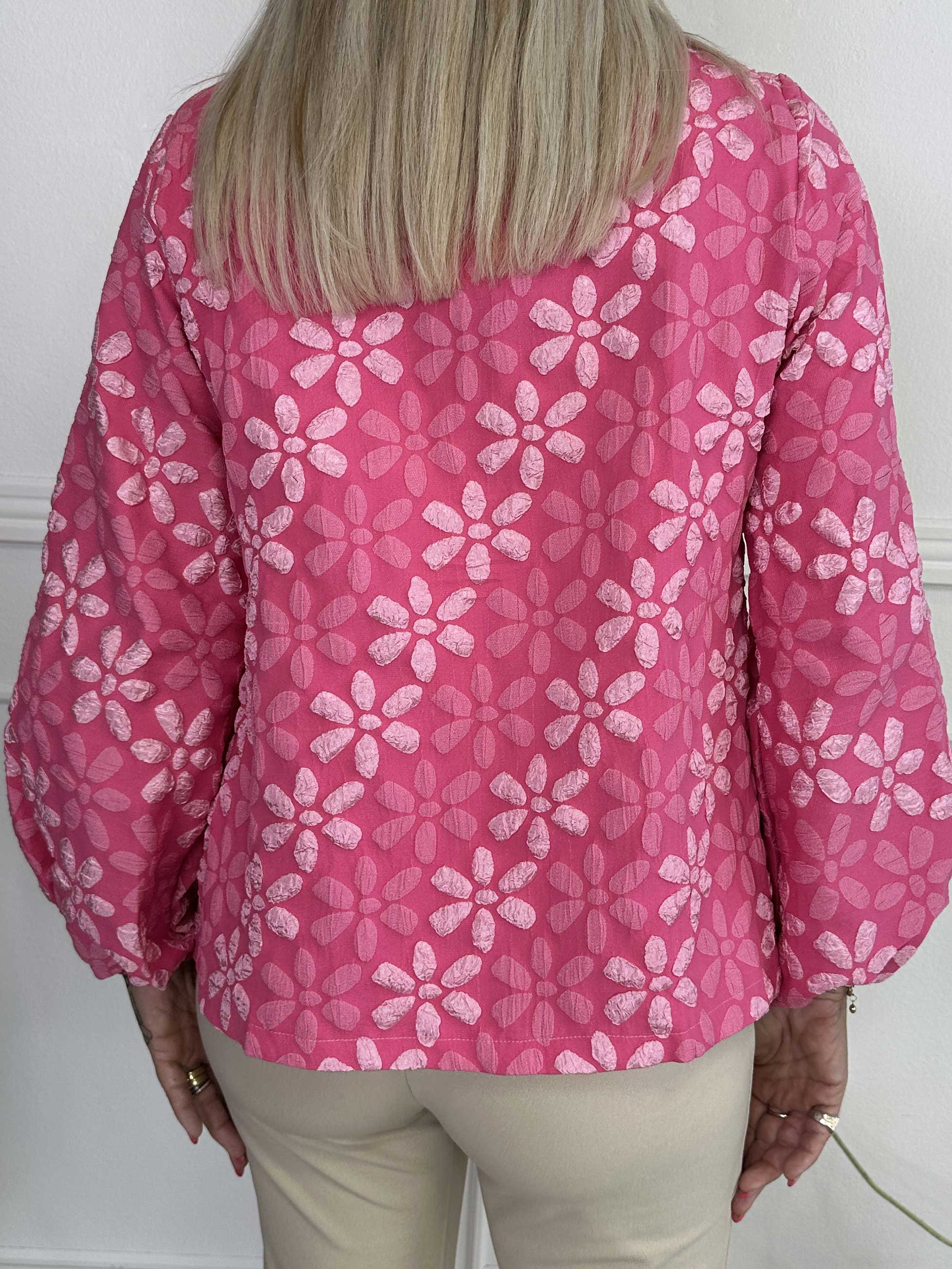 Bethany - Lätt skjortjacka med blommigt mönster