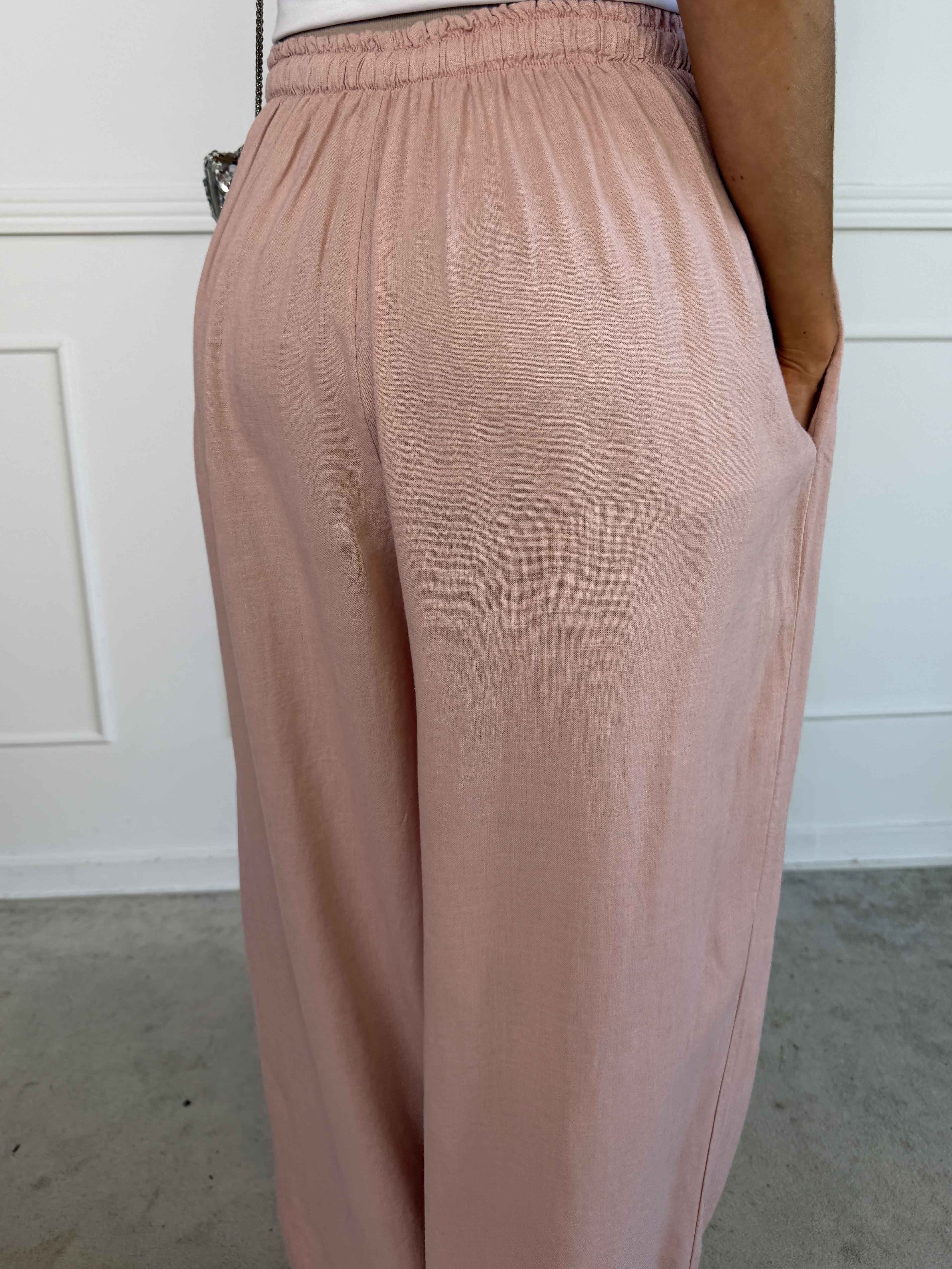 Clara - Vida byxor i viskos och linne