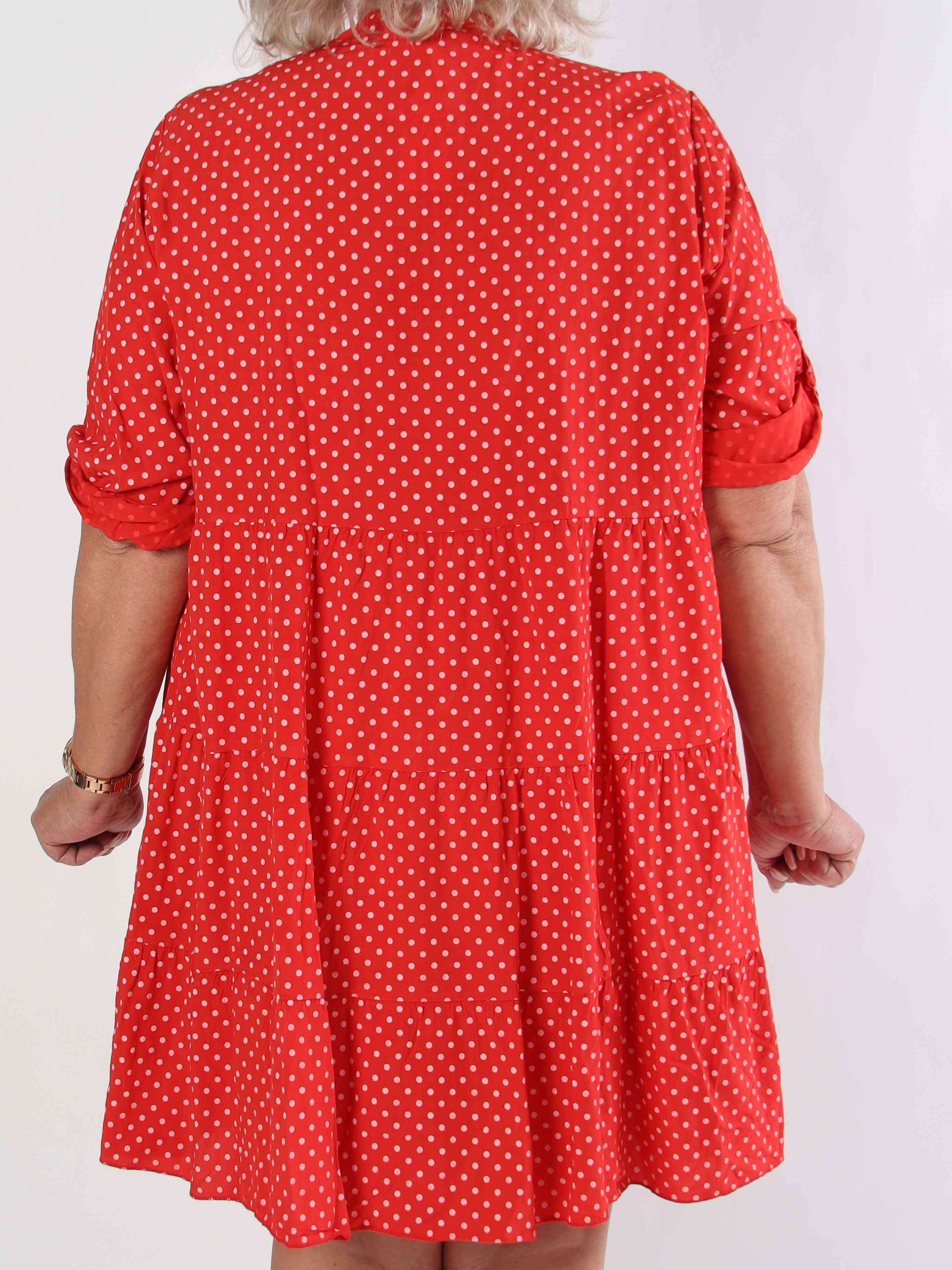 Dotti Short - Klänning med lager på lager-look i viskos