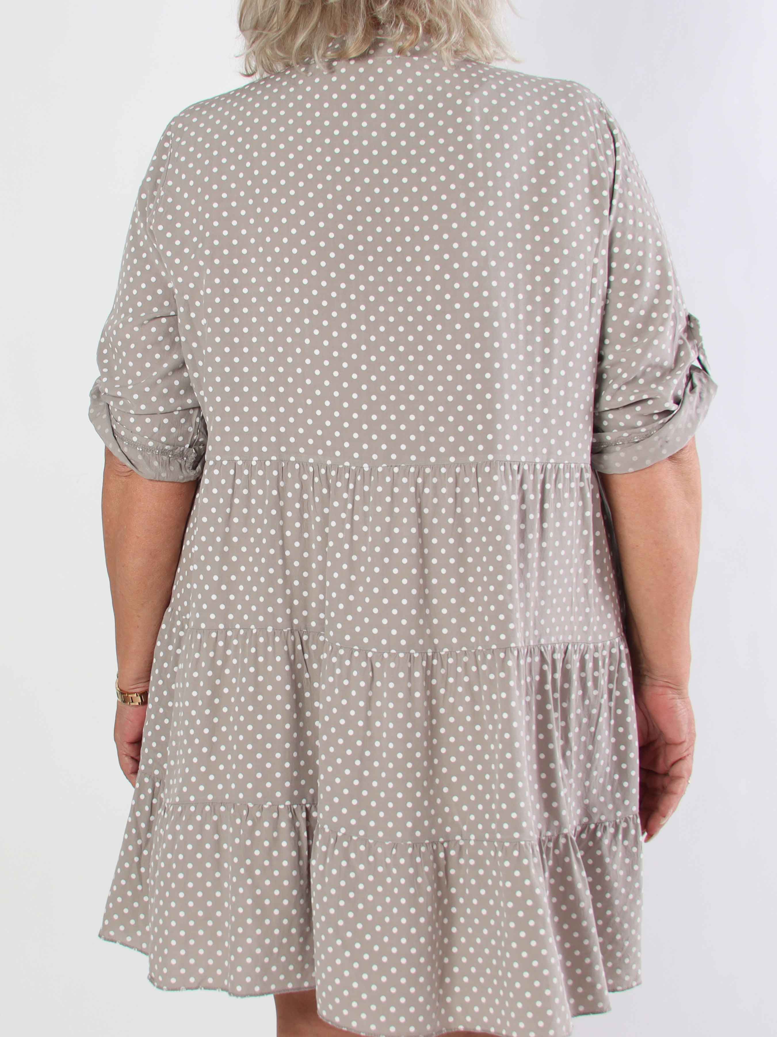 Dotti Short - Klänning med lager på lager-look i viskos