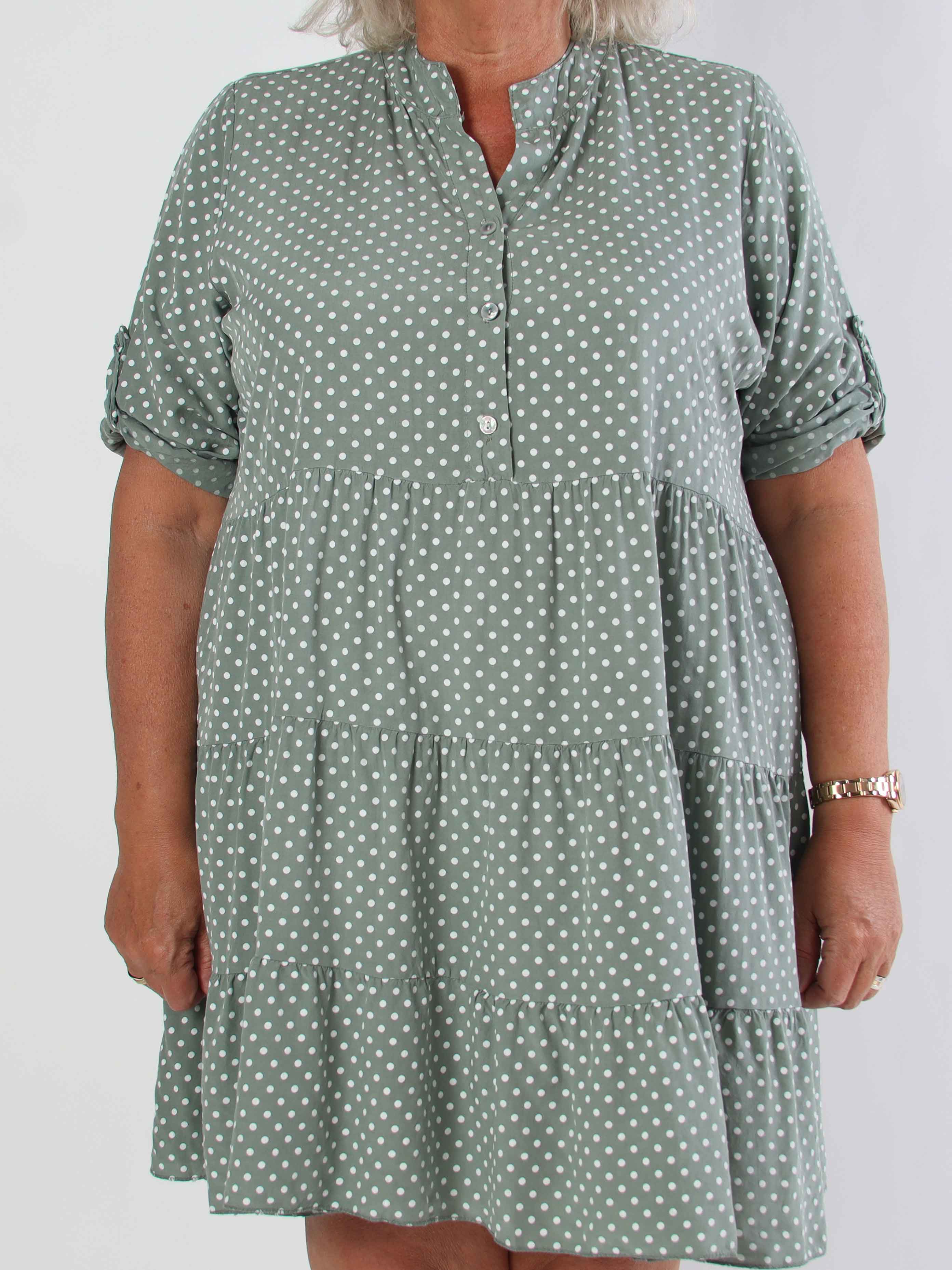 Dotti Short - Klänning med lager på lager-look i viskos