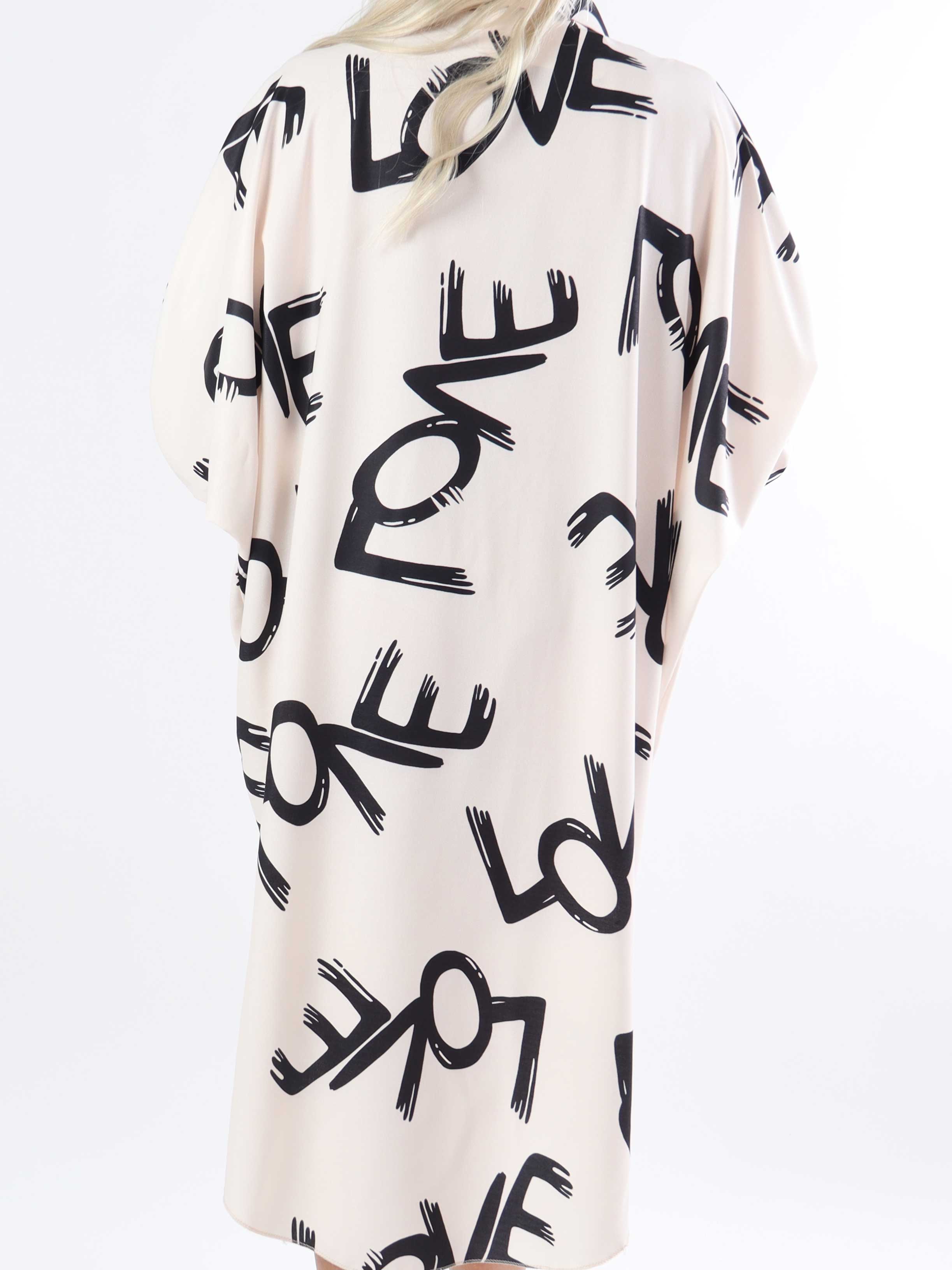 Havana - Skjortklänning i plus size med kärleksfull resning