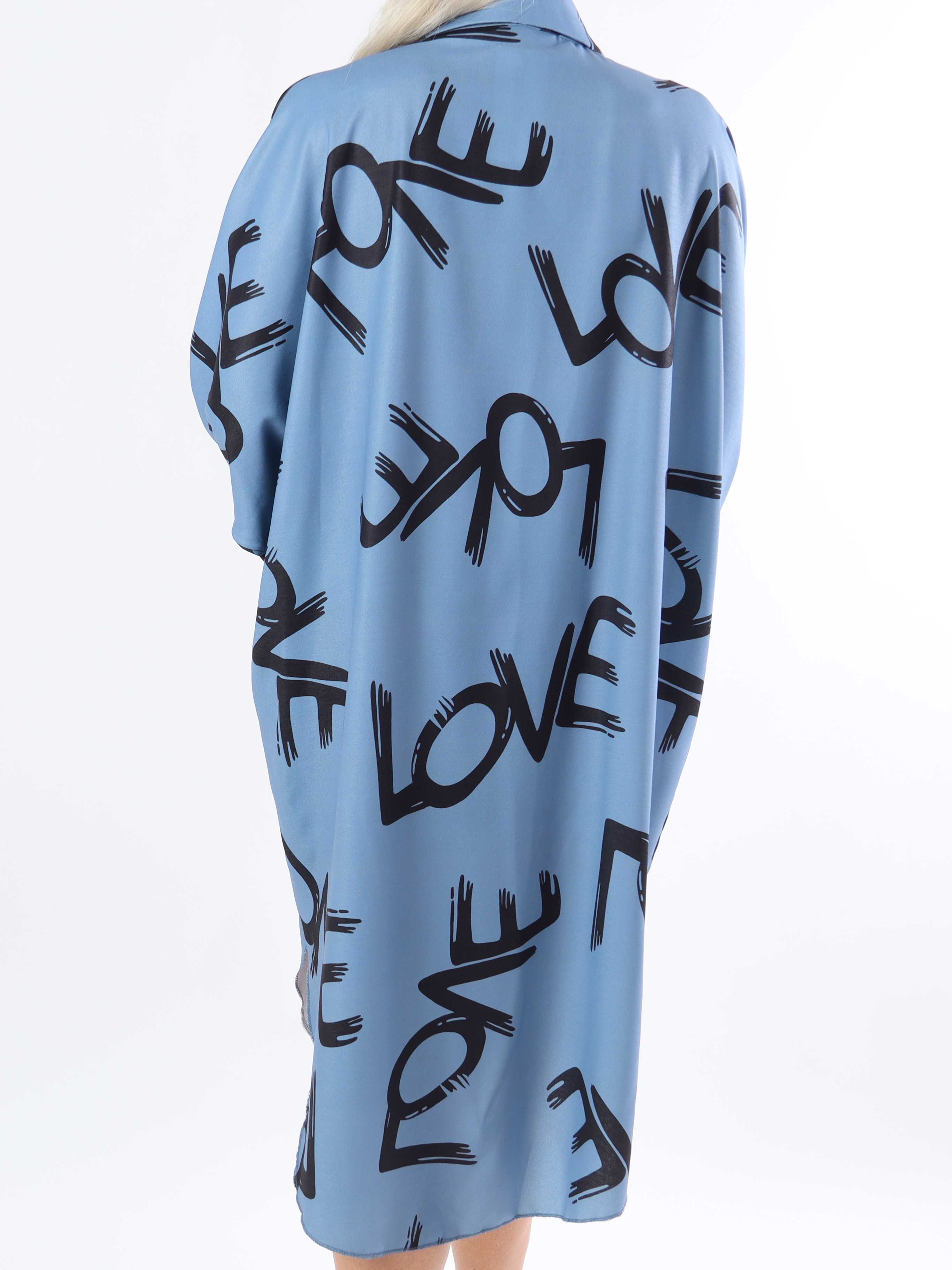 Havana - Skjortklänning i plus size med kärleksfull resning