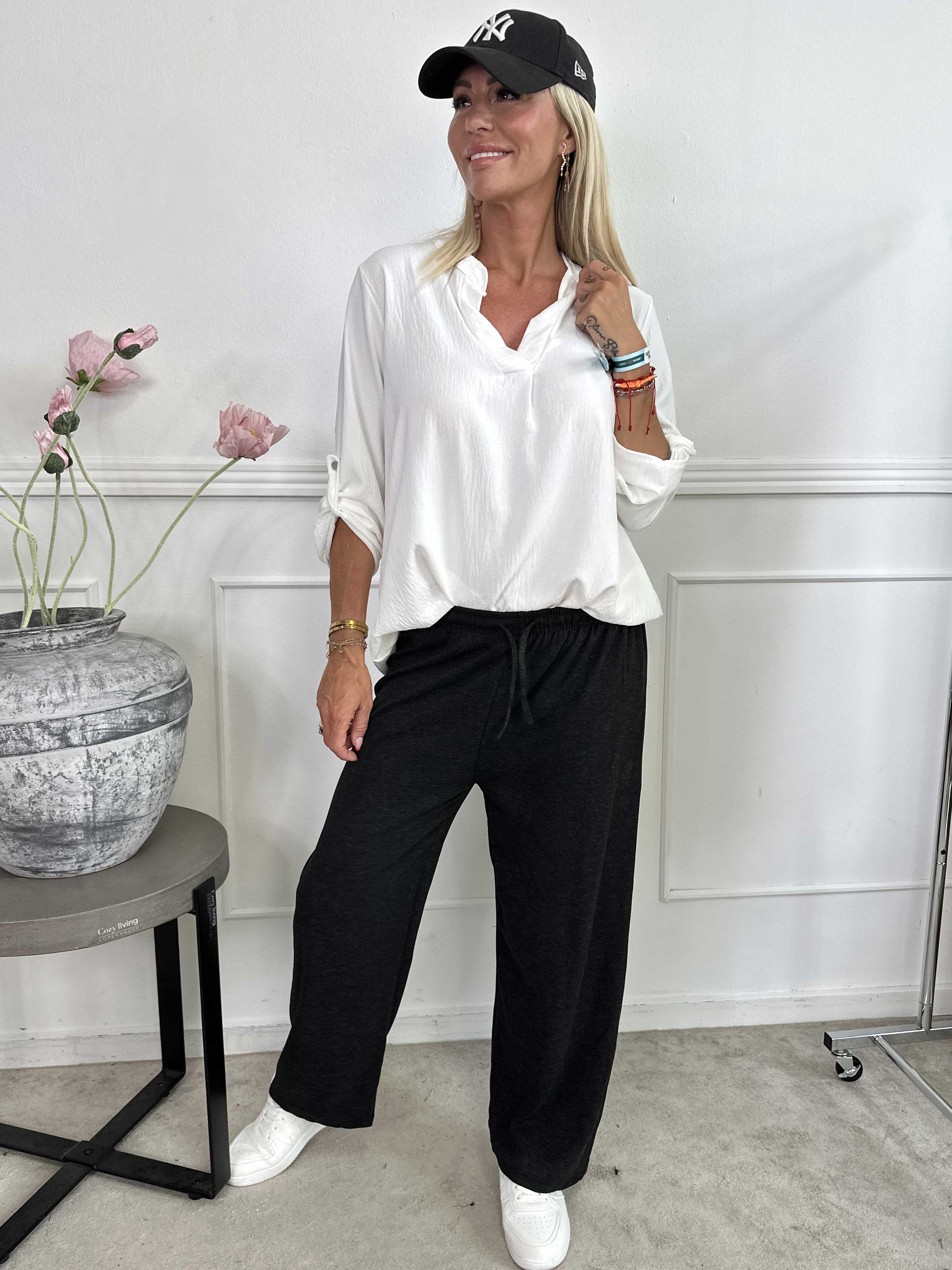 Kallisto - Mjuka joggingbyxor med resår i midjan