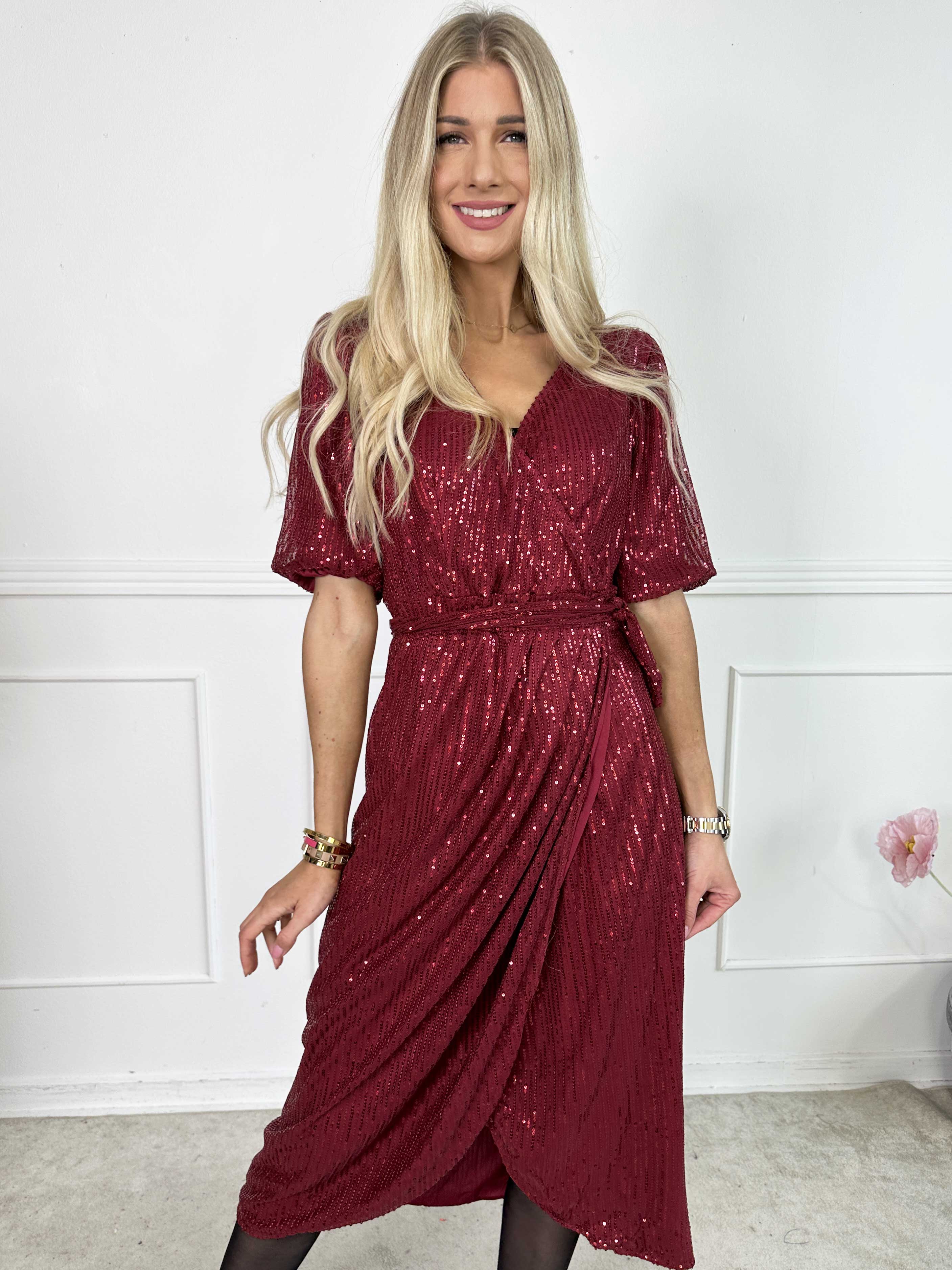 Primula Glitter - Omlottklänning med paljetter