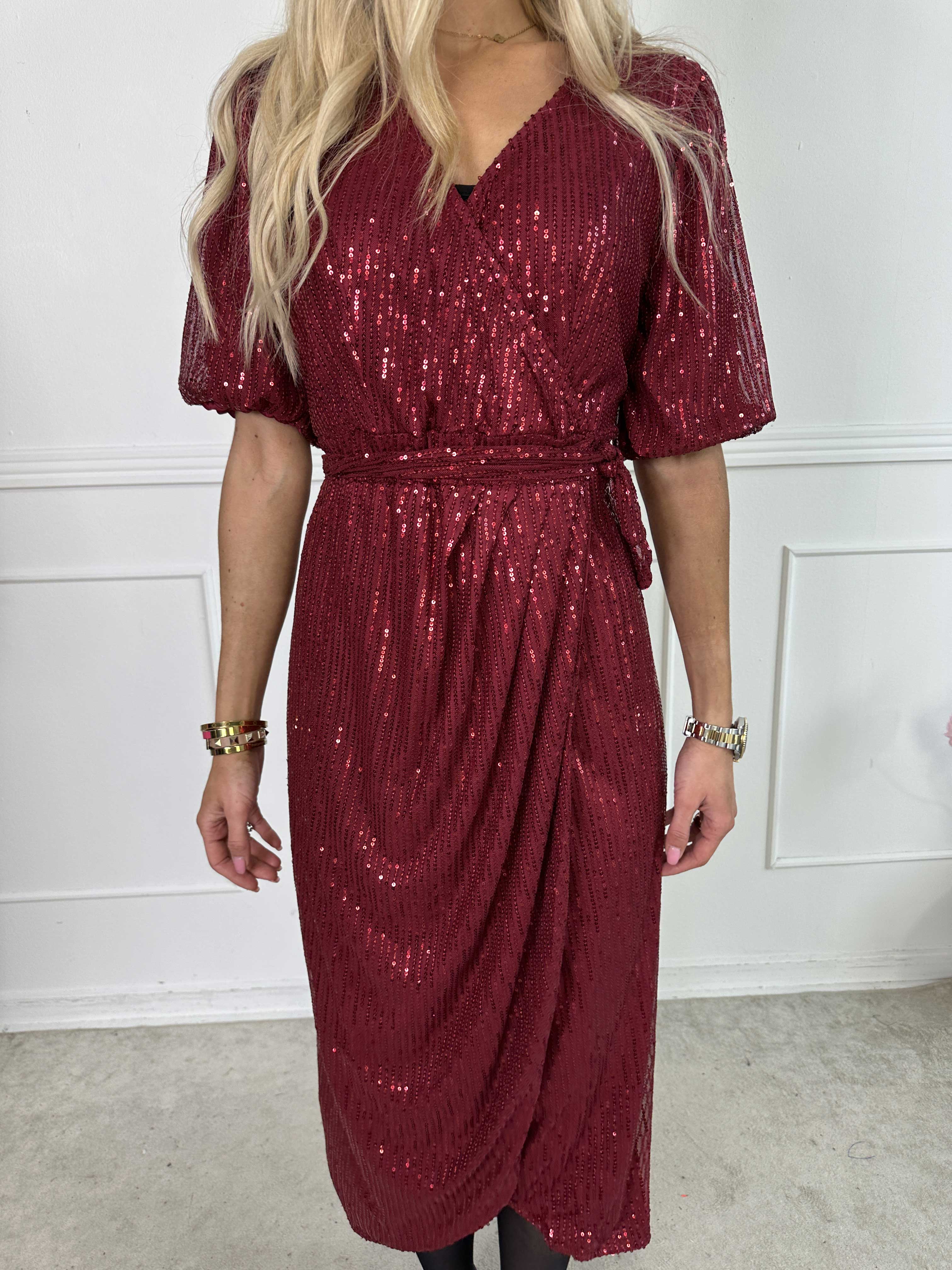 Primula Glitter - Omlottklänning med paljetter