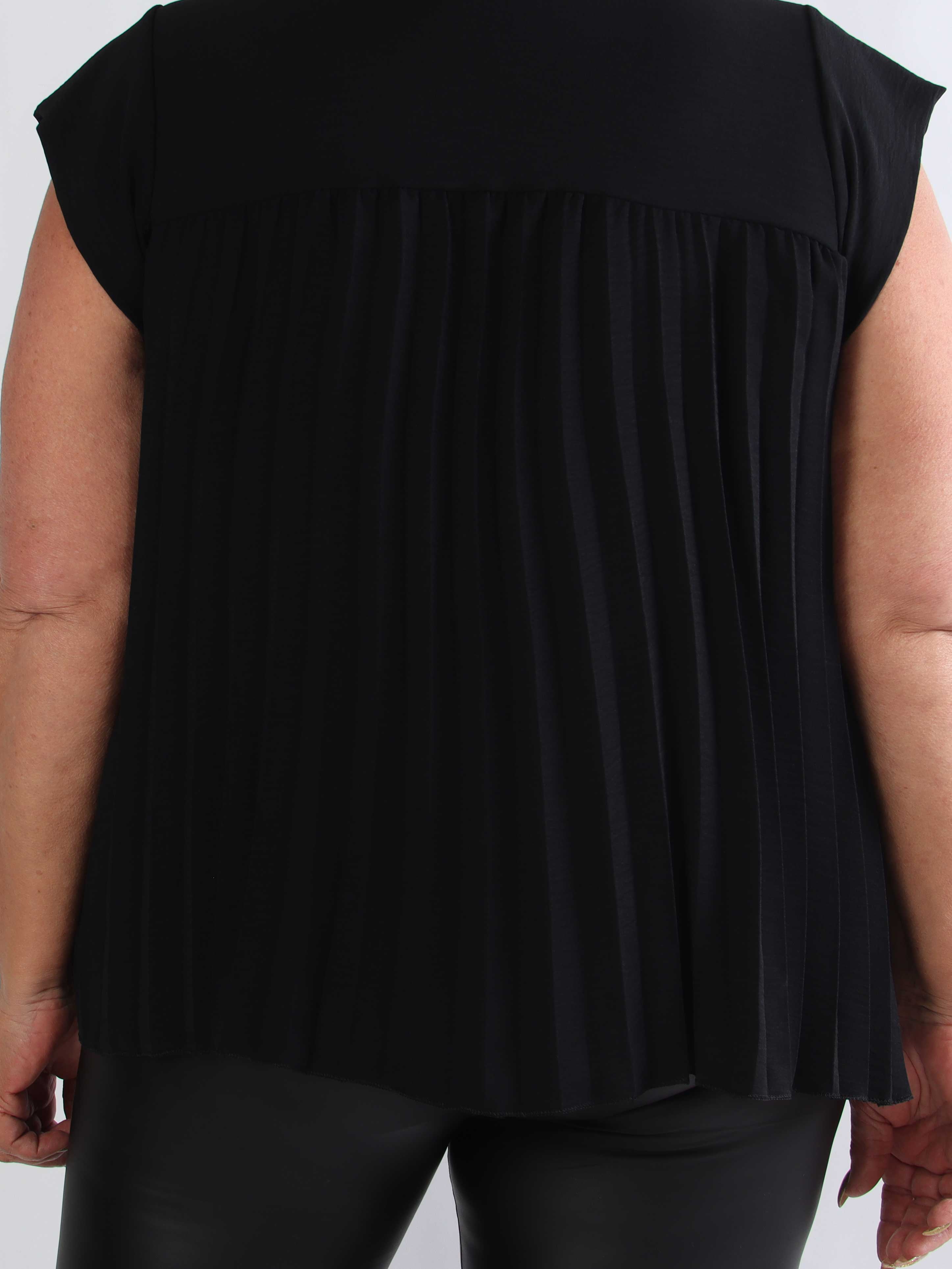 Nancy Shirt - Plus size tunika med fine plisseringer