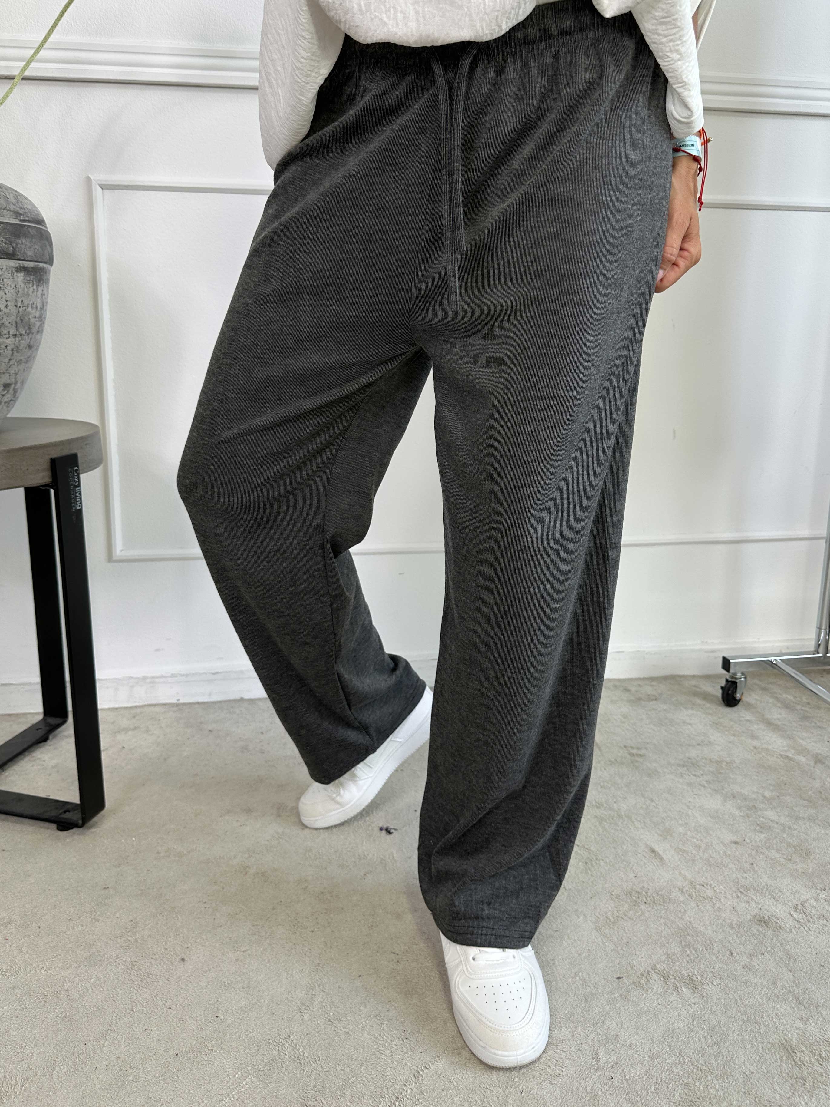 Kallisto - Mjuka joggingbyxor med resår i midjan