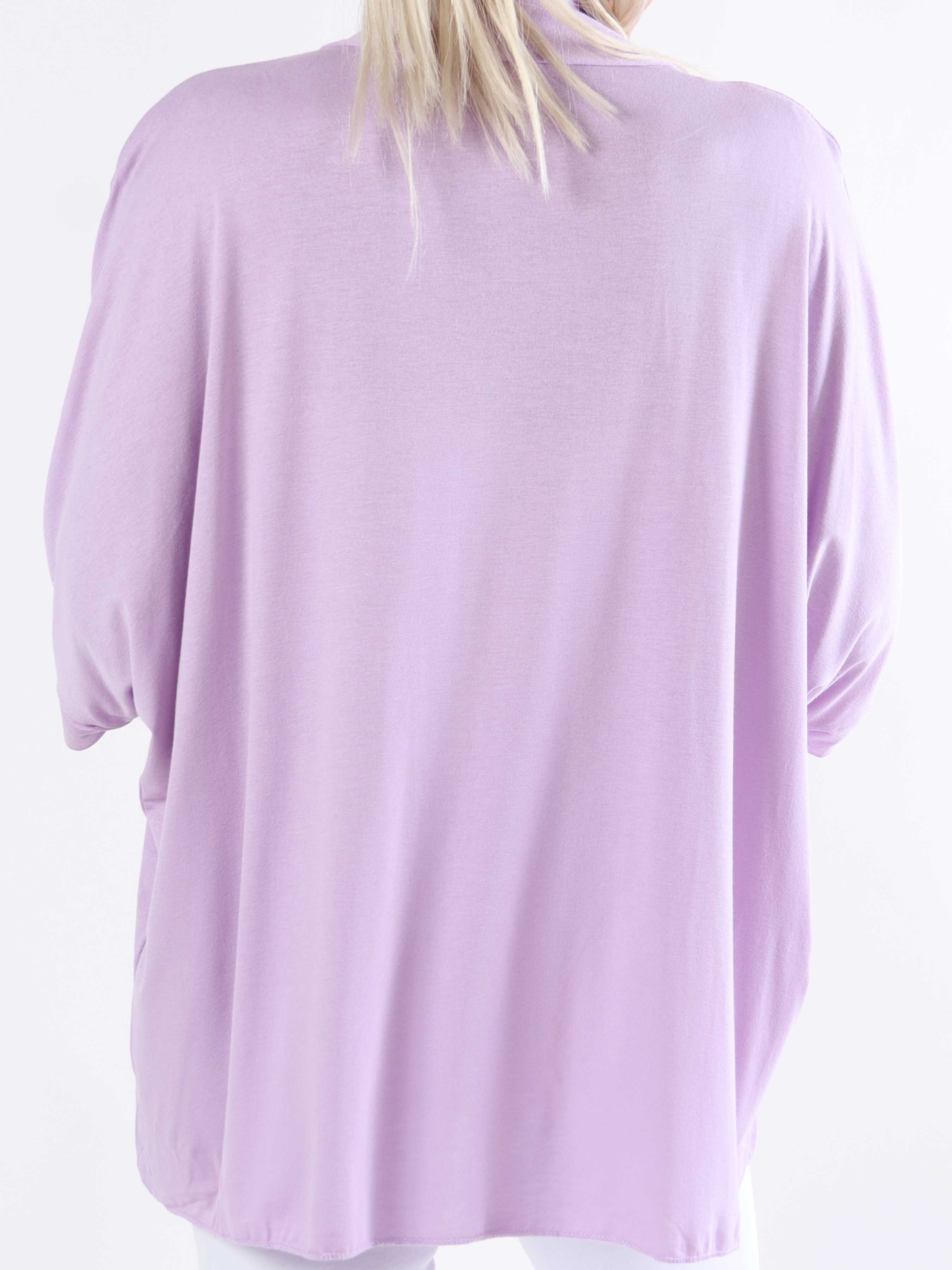 Mimi - Plus size enfärgad kofta i viskos