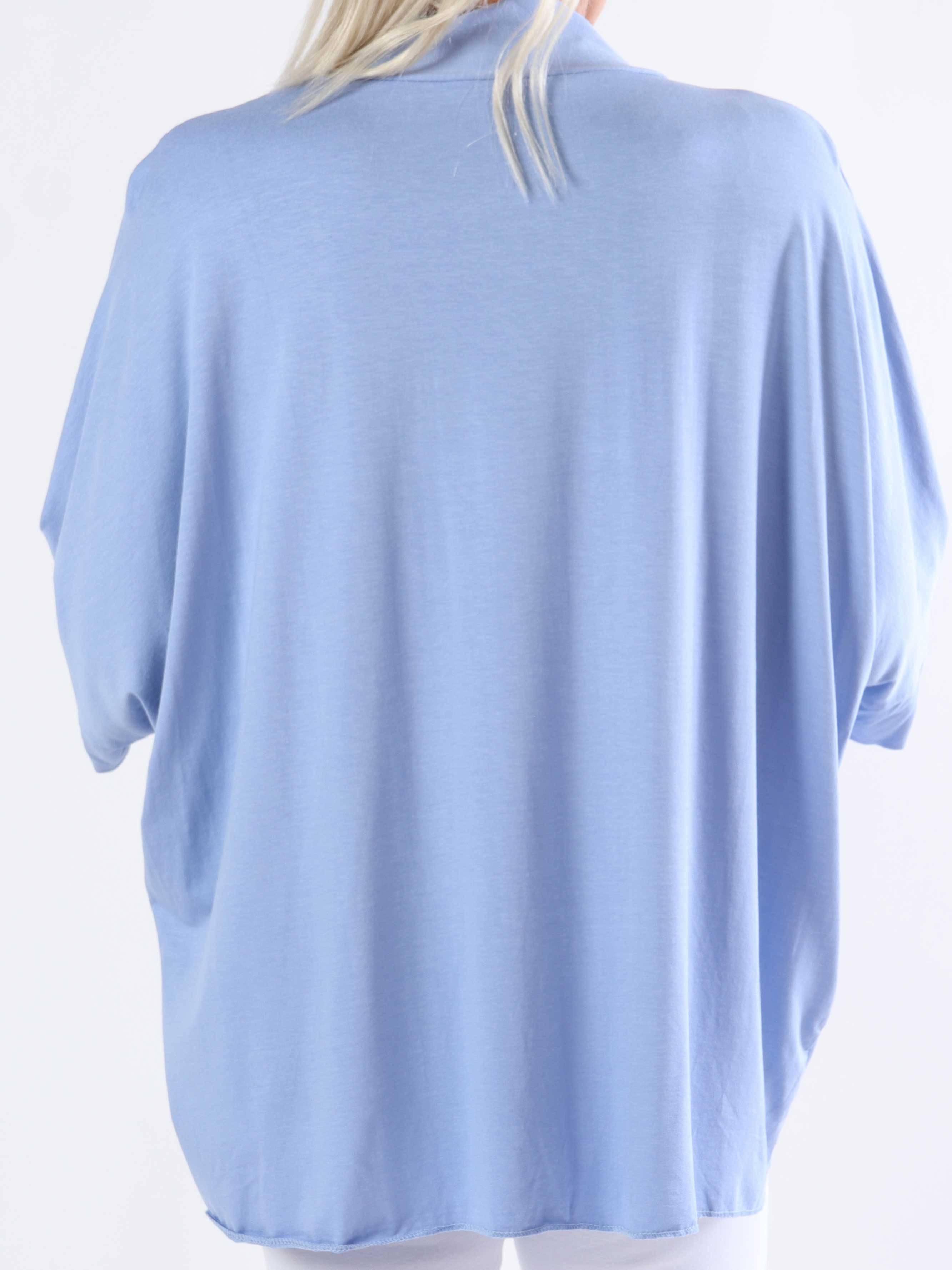 Mimi - Plus size enfärgad kofta i viskos