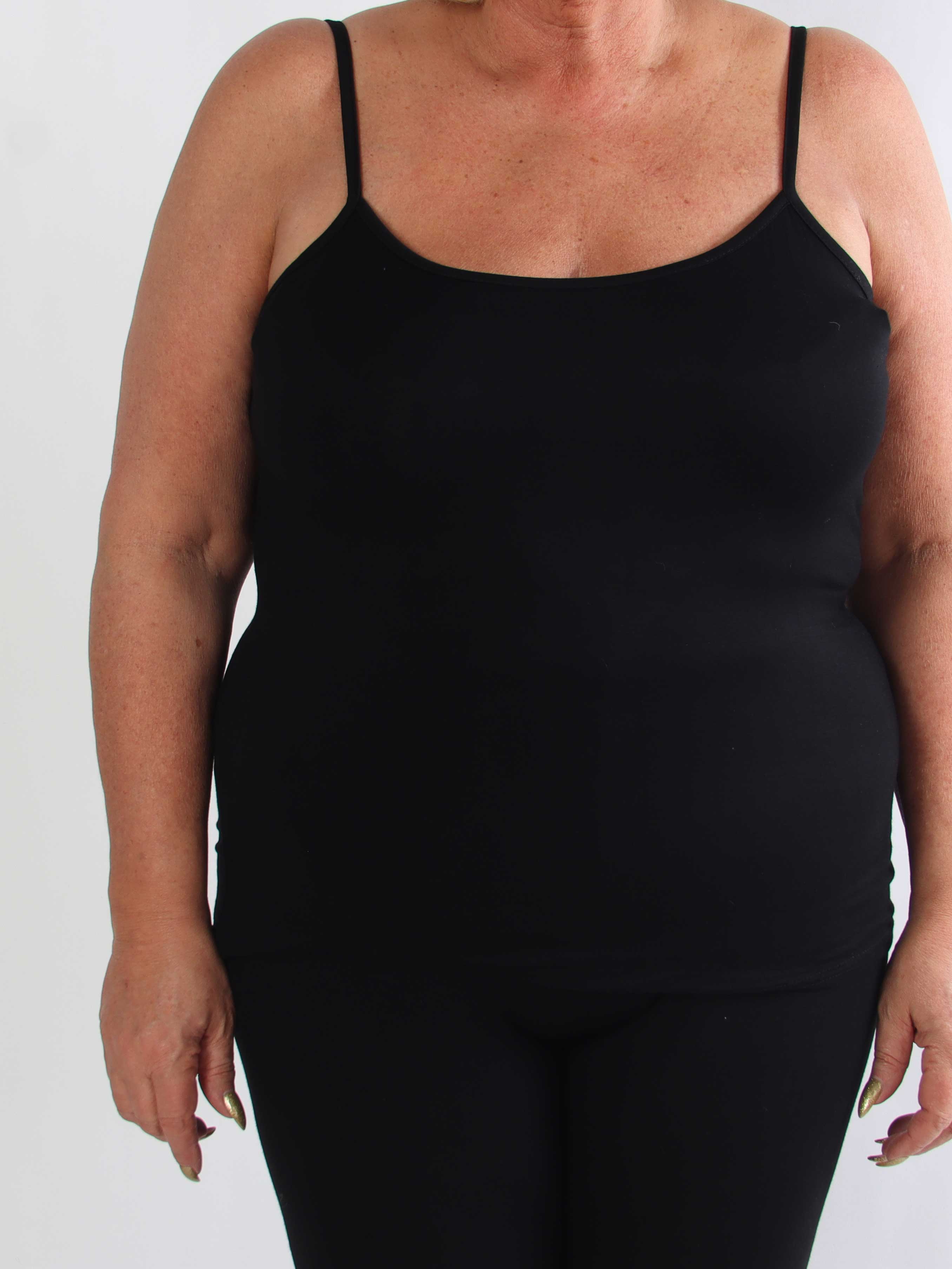 Fiona - Basis stroptop i blød viskose