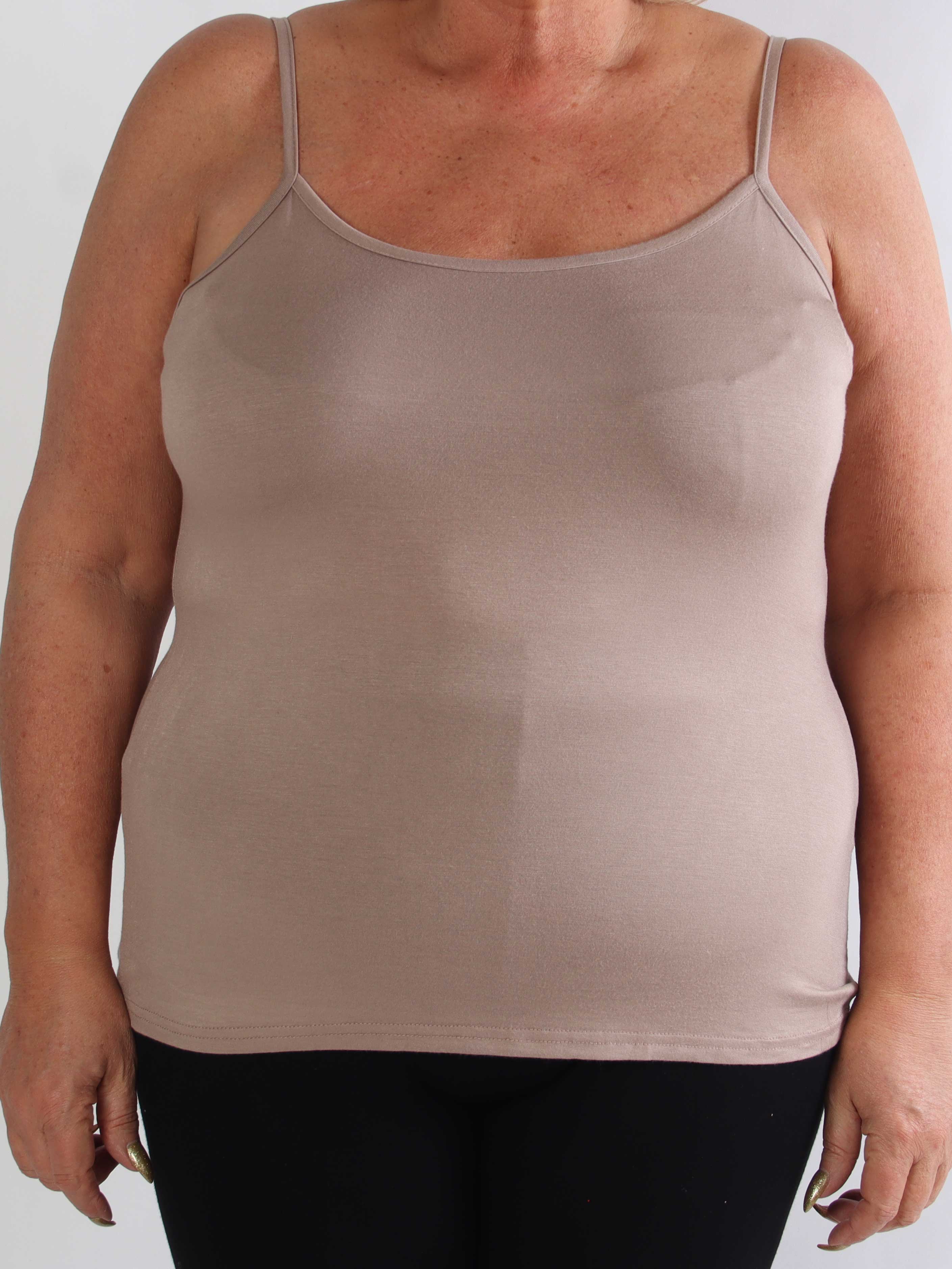 Fiona - Basis stroptop i blød viskose