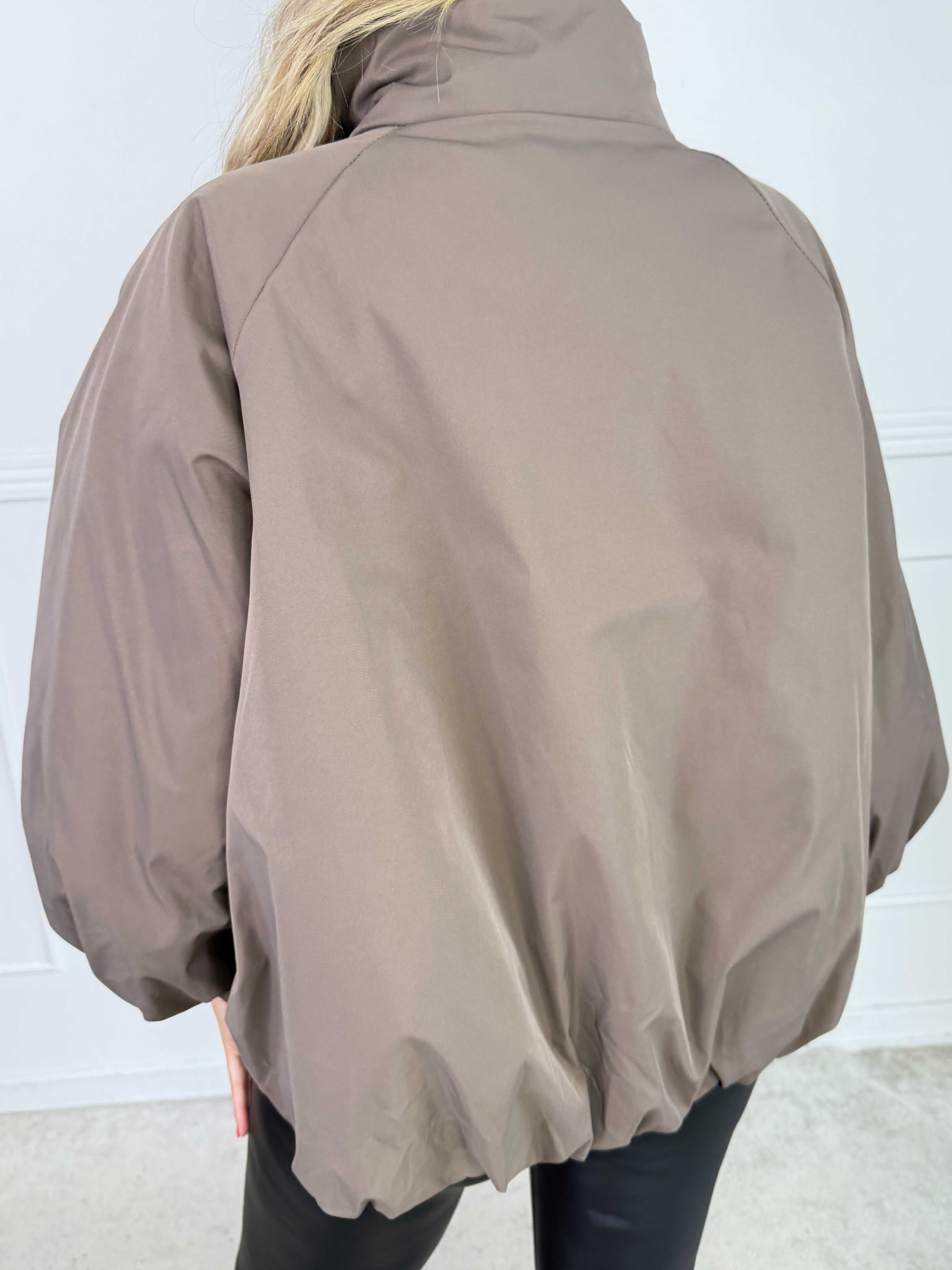 Gemma – Varm och trendig plus size quiltad bomberjacka
