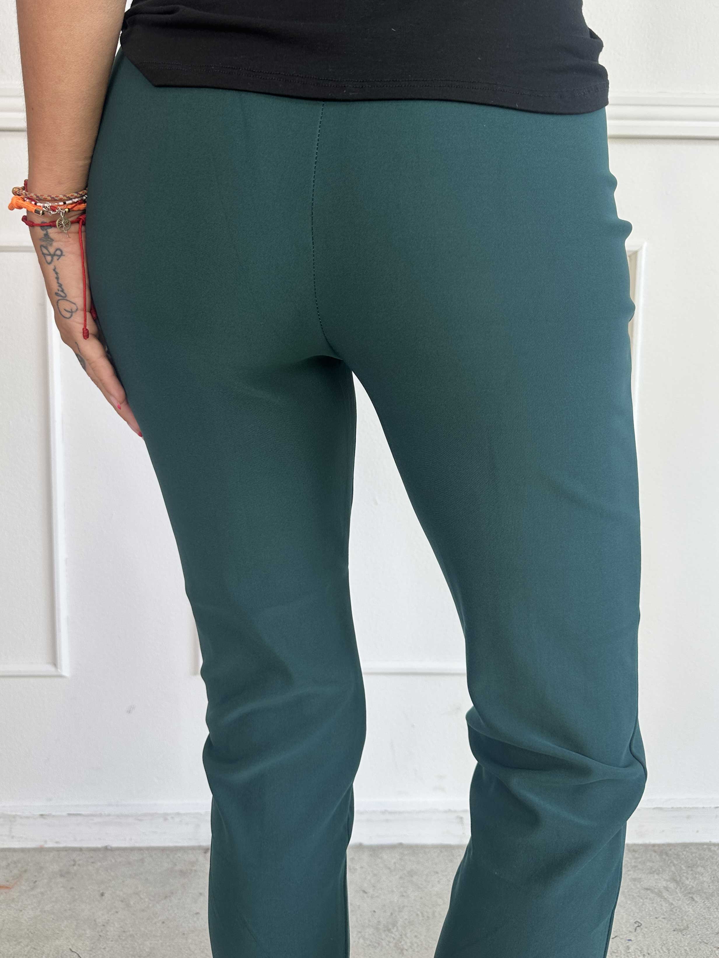 Jolie - Mjuka elastiska leggings med guldknappar