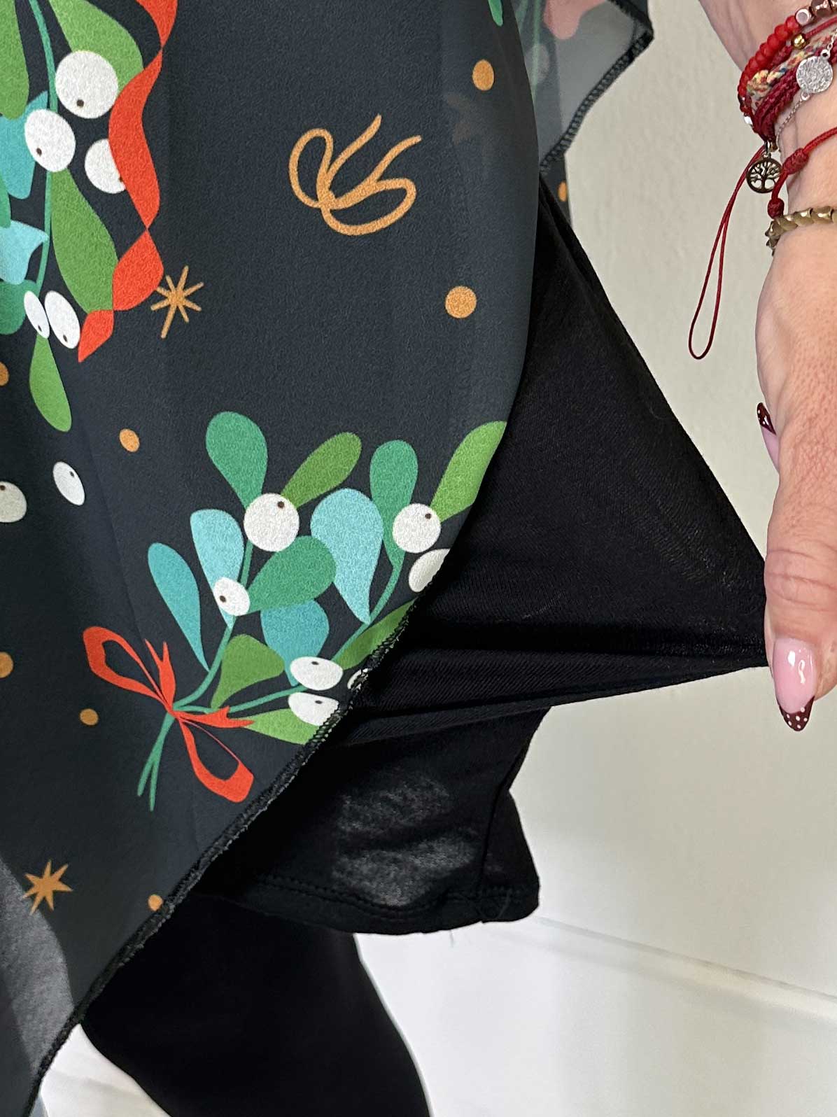 Kenya Mistletoe -  Tunikaklänning med mistelmotiv