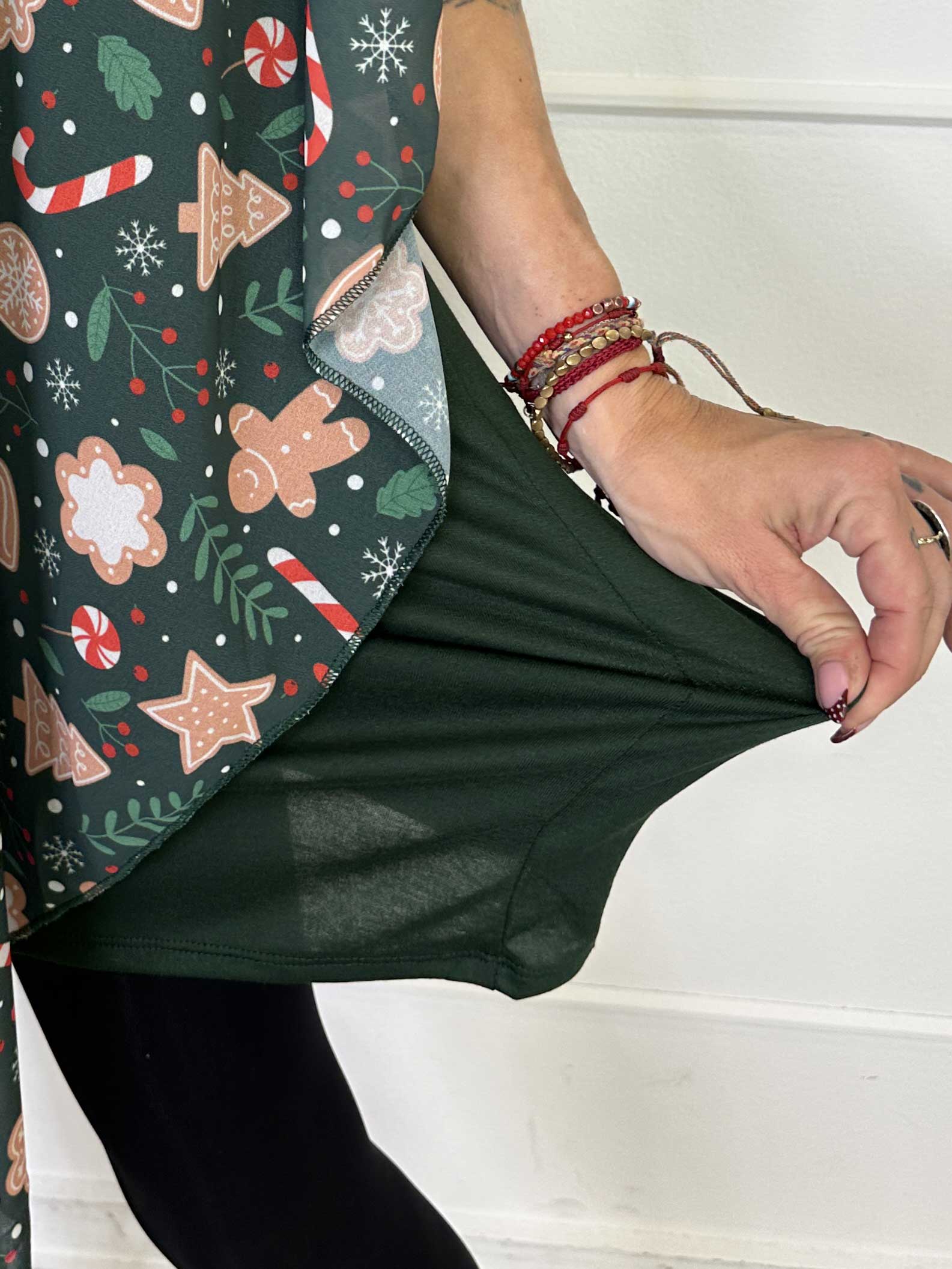 Kenya Gingerbread - Tunikaklänning med peparkaksmotiv