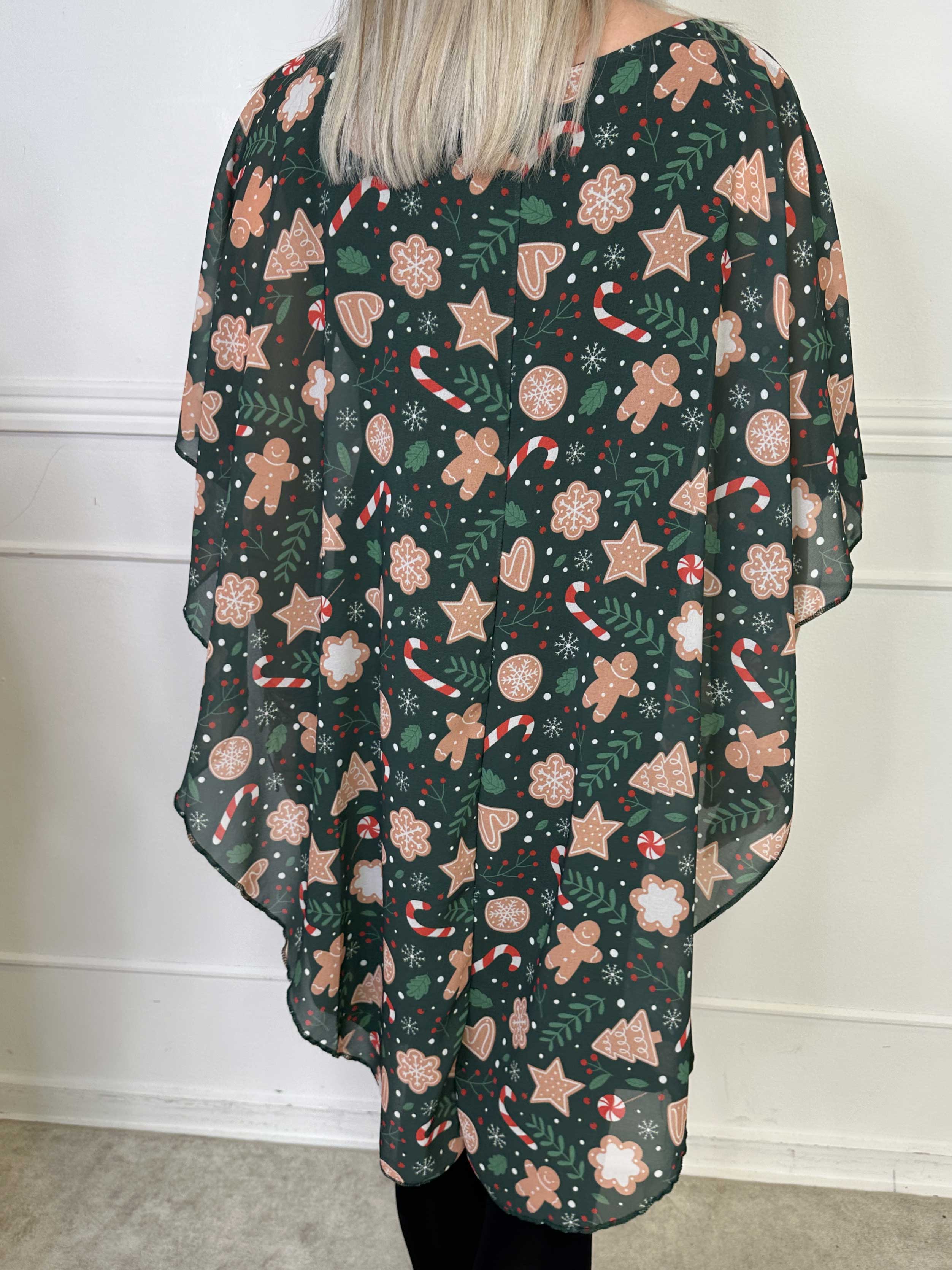 Kenya Gingerbread - Tunikaklänning med peparkaksmotiv