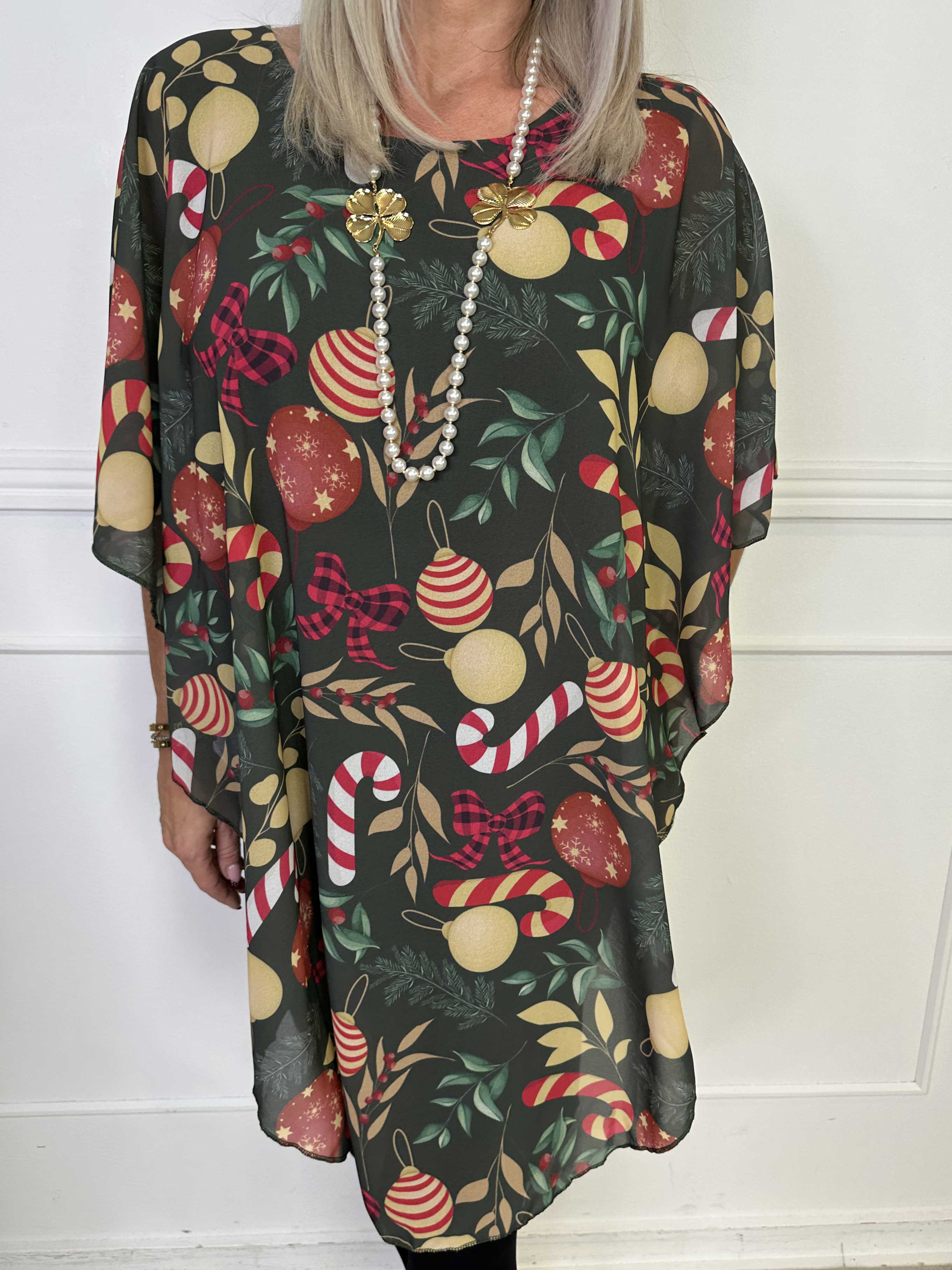 Kenya Christmas - Tunikaklänning med julmotiv