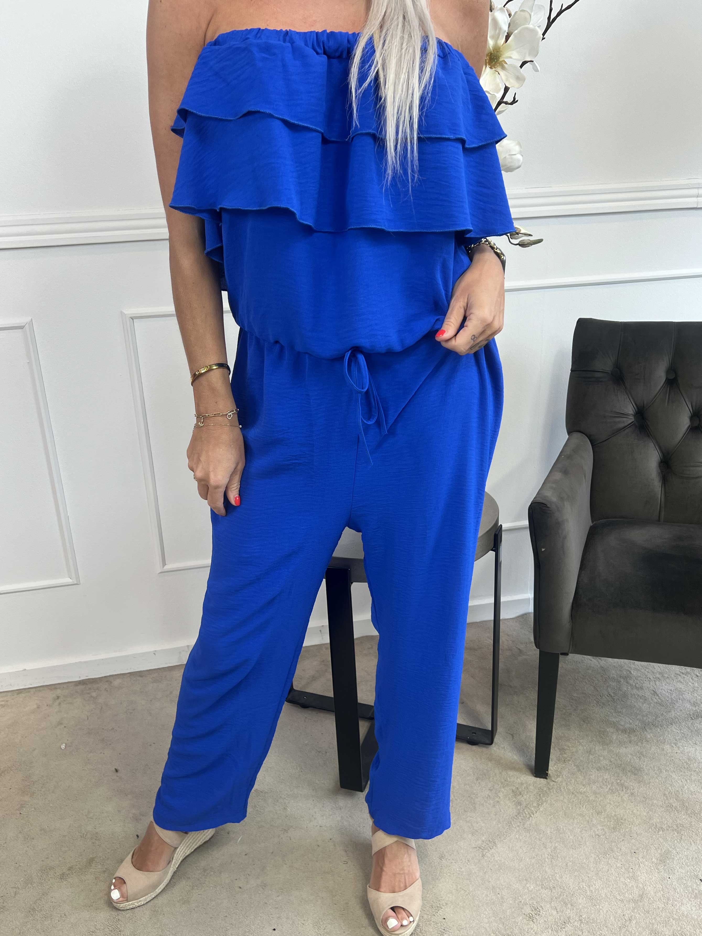 Loulou - Byxdress med volang och resårfåll