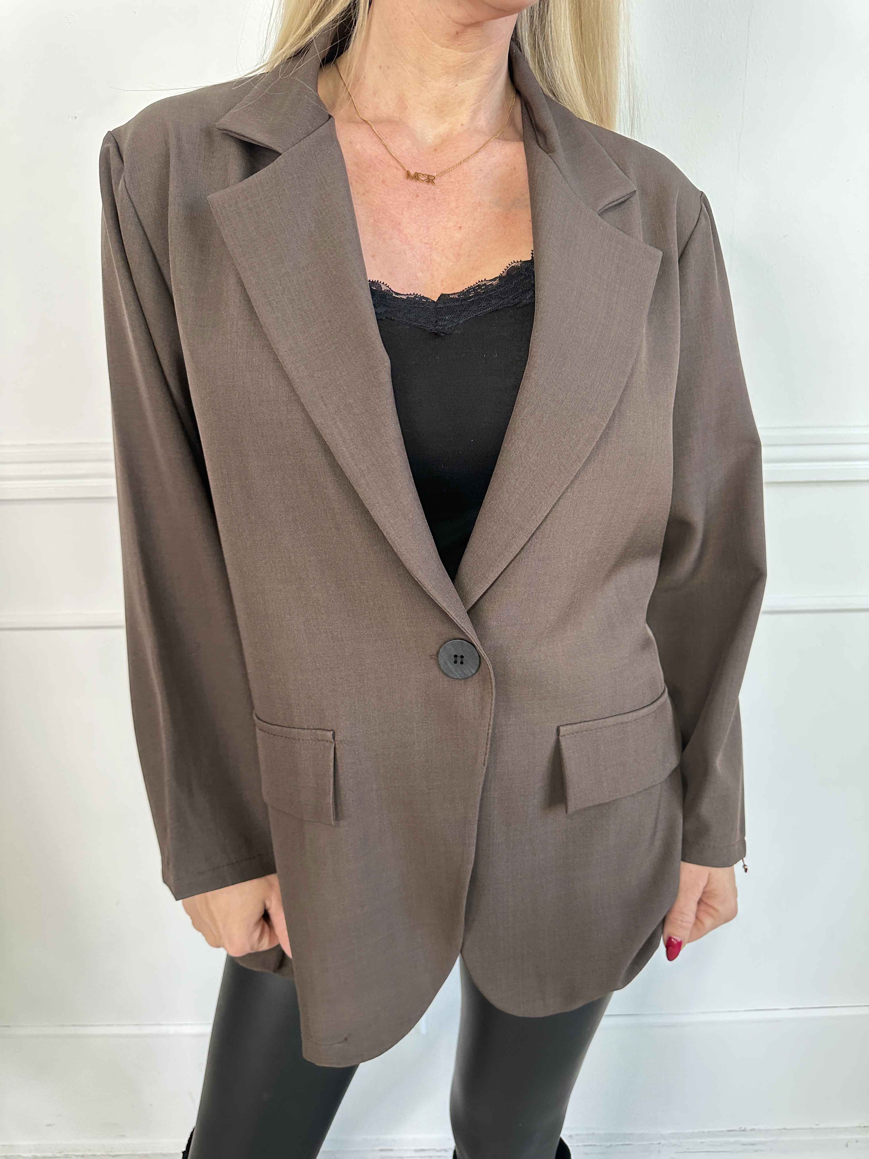 Lanthe Plain - Snygg enfärgad kavaj