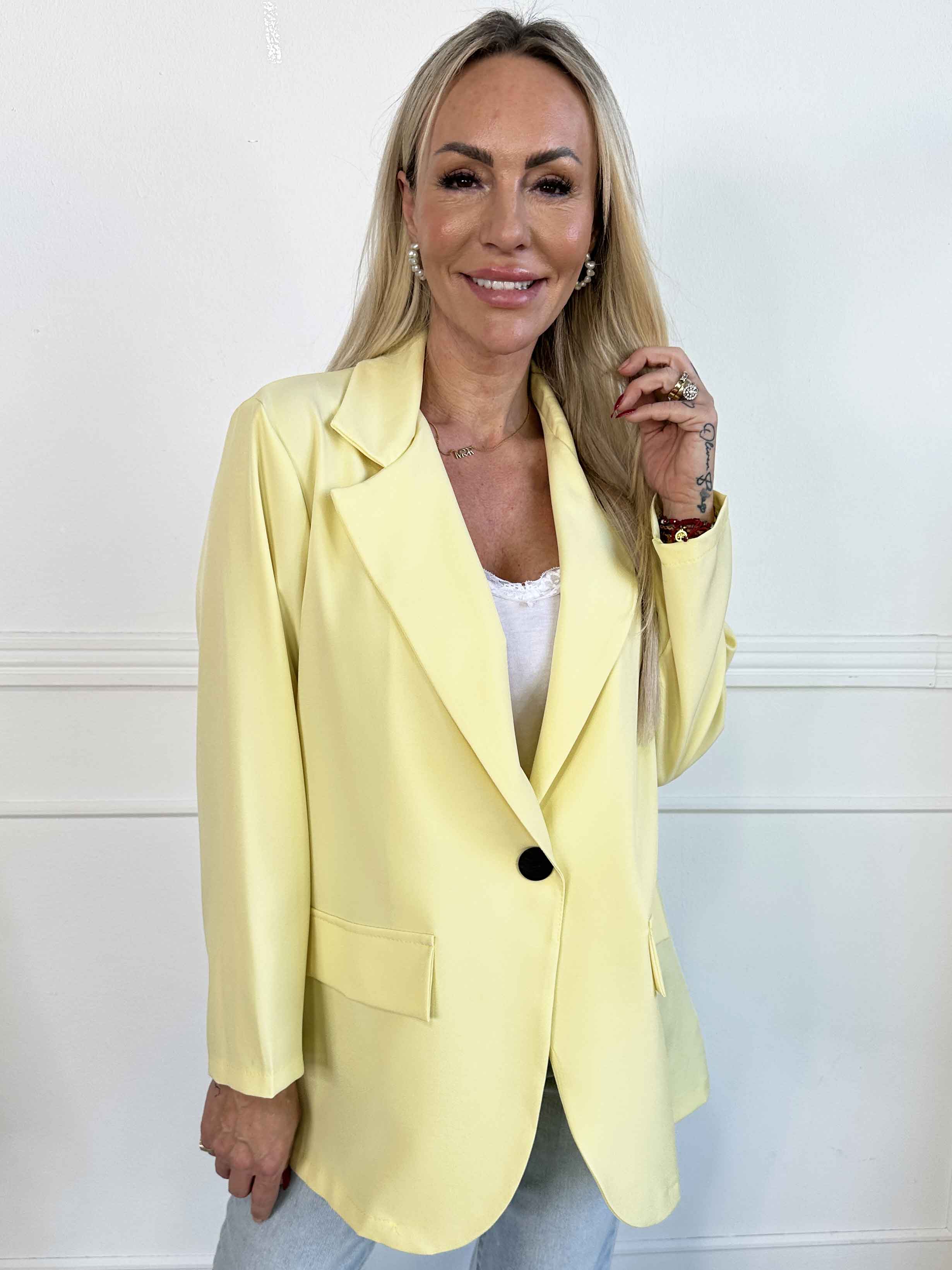 Lanthe Plain - Snygg enfärgad kavaj