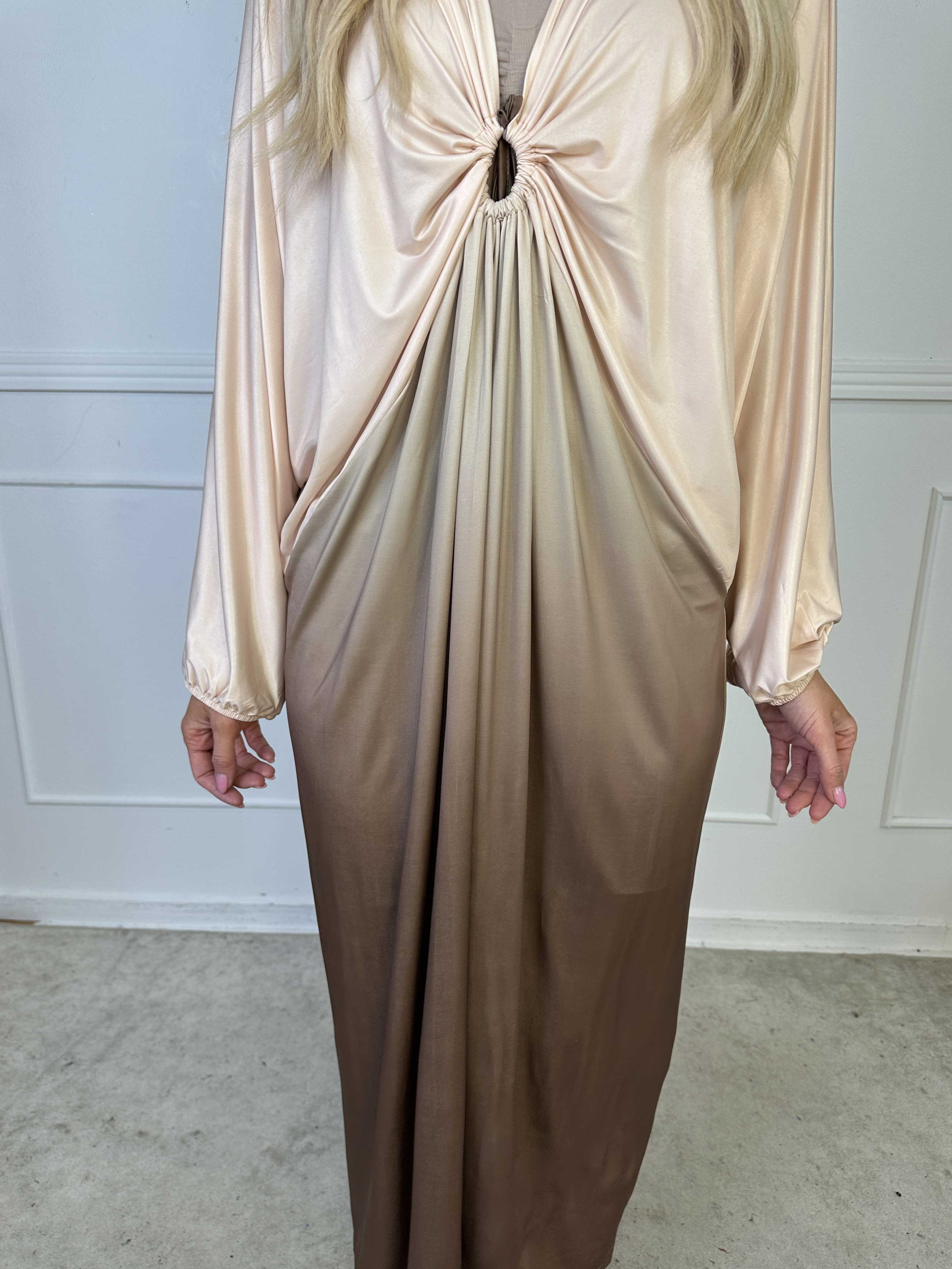 Ismene - Lang tunikakjole i flere farvenuancer