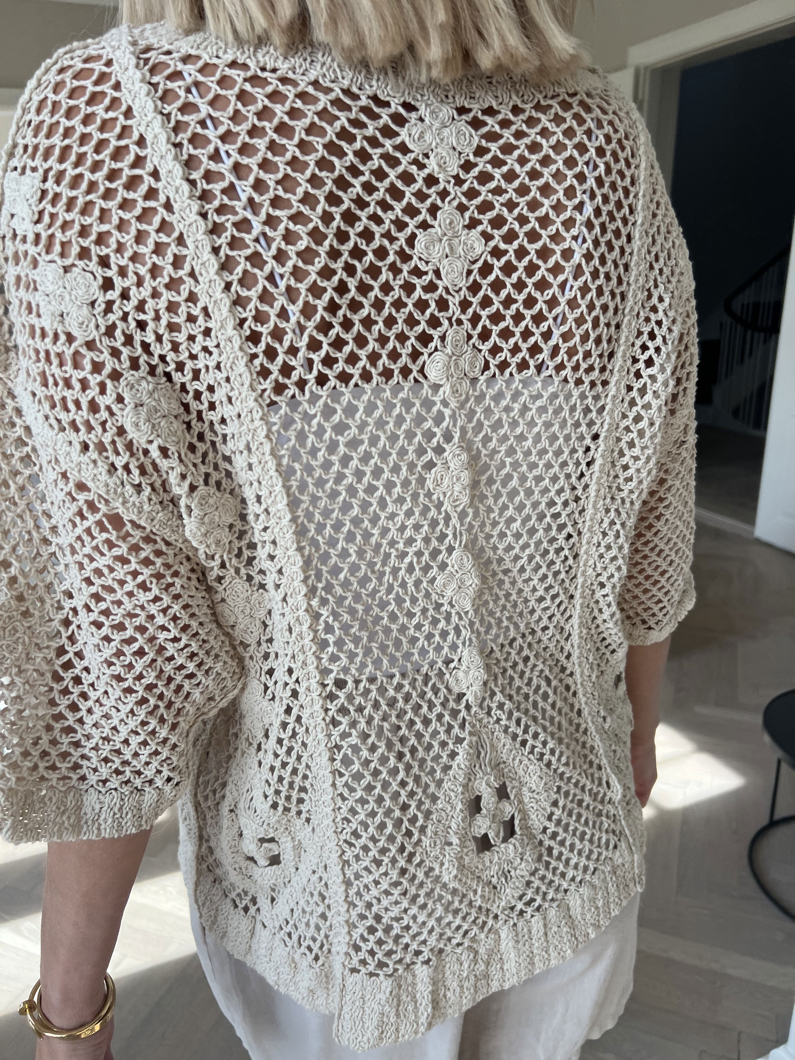 Ivy - Feminin virkad bomullsblus