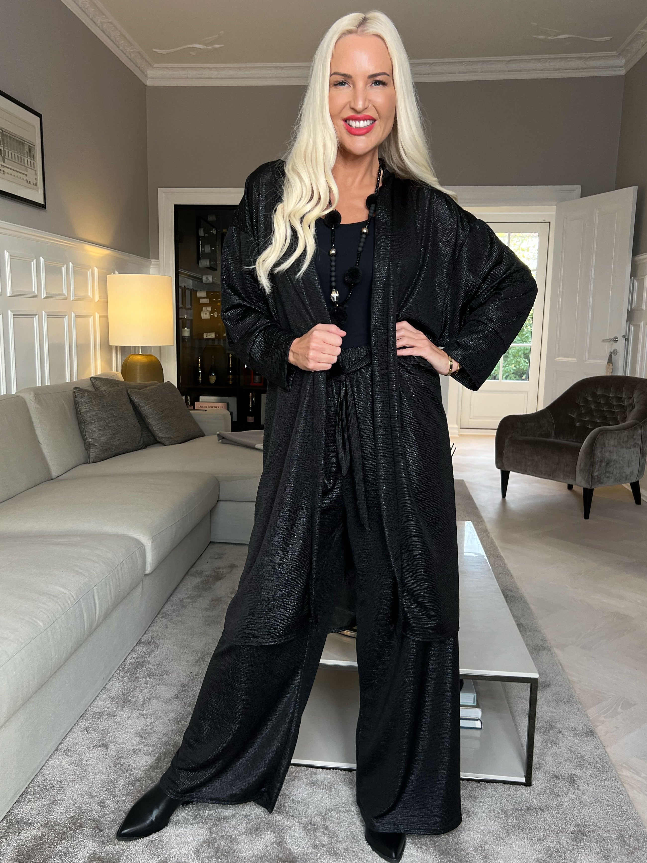 Jayda - Fin kofta i glänsande tyg