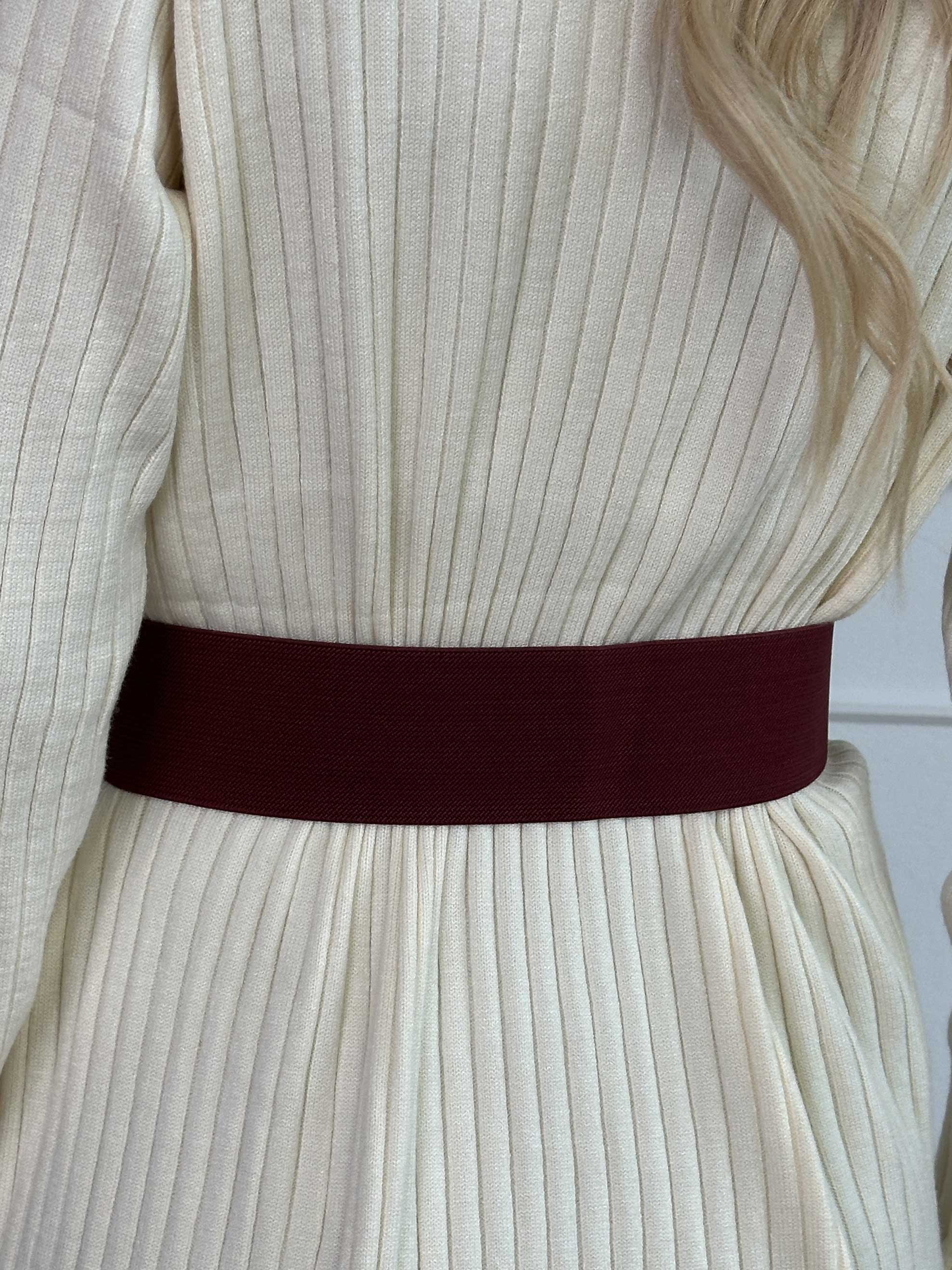 Jorid - Stretchigt midjebälte med stort guldspänne