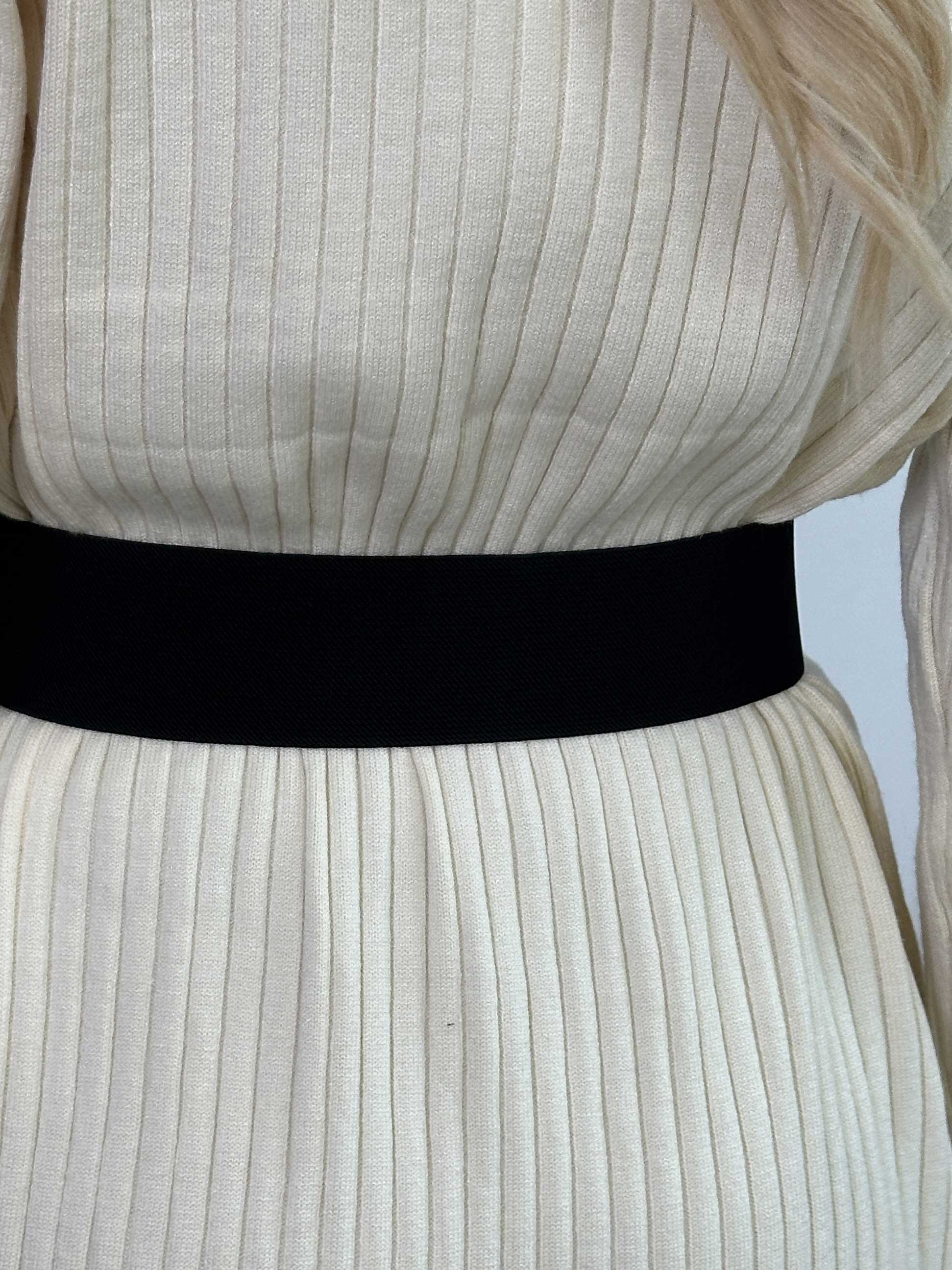 Jorid - Stretchigt midjebälte med stort guldspänne