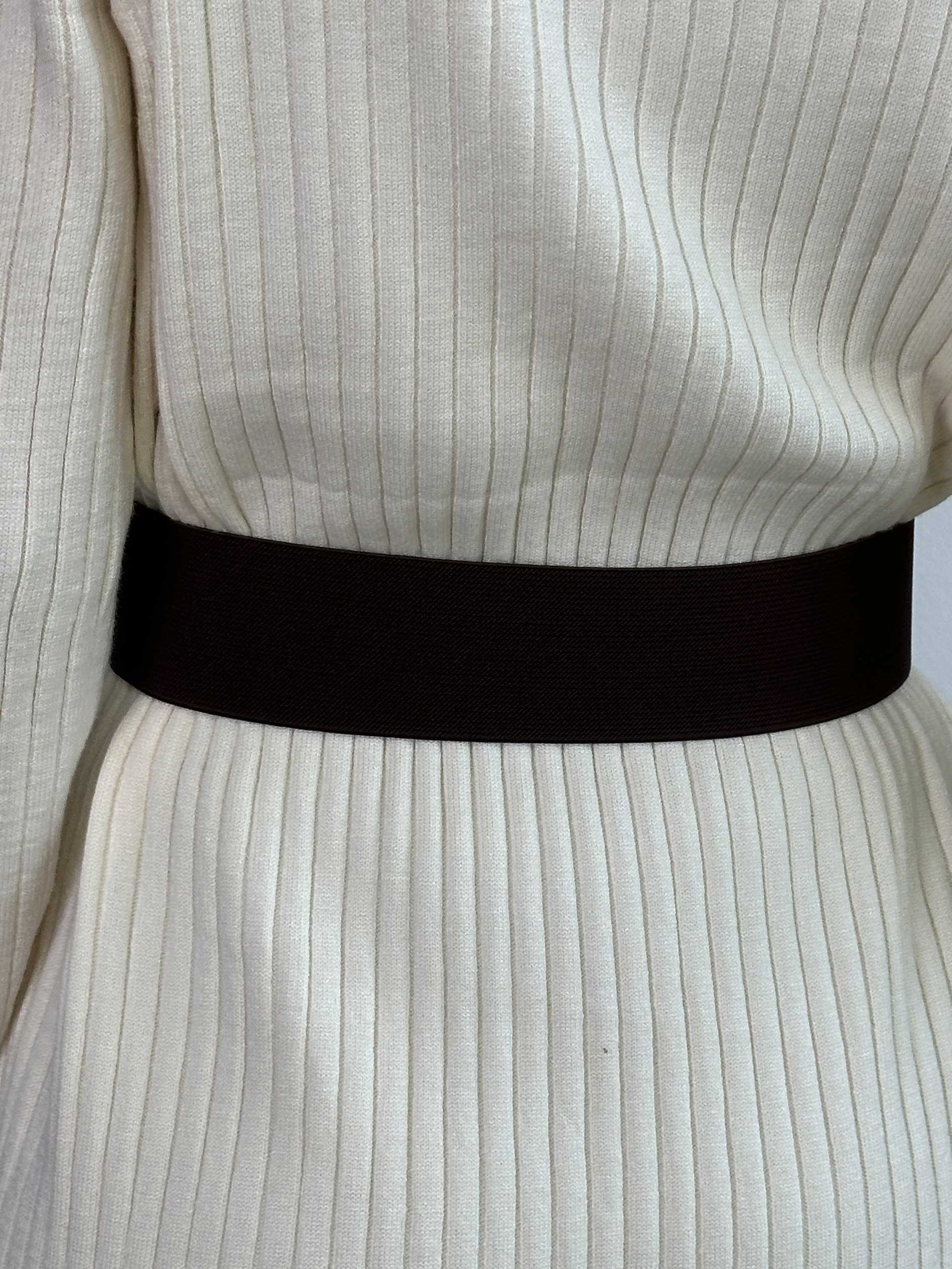 Echina - Stretchigt midjebälte med glitter och guldspänne