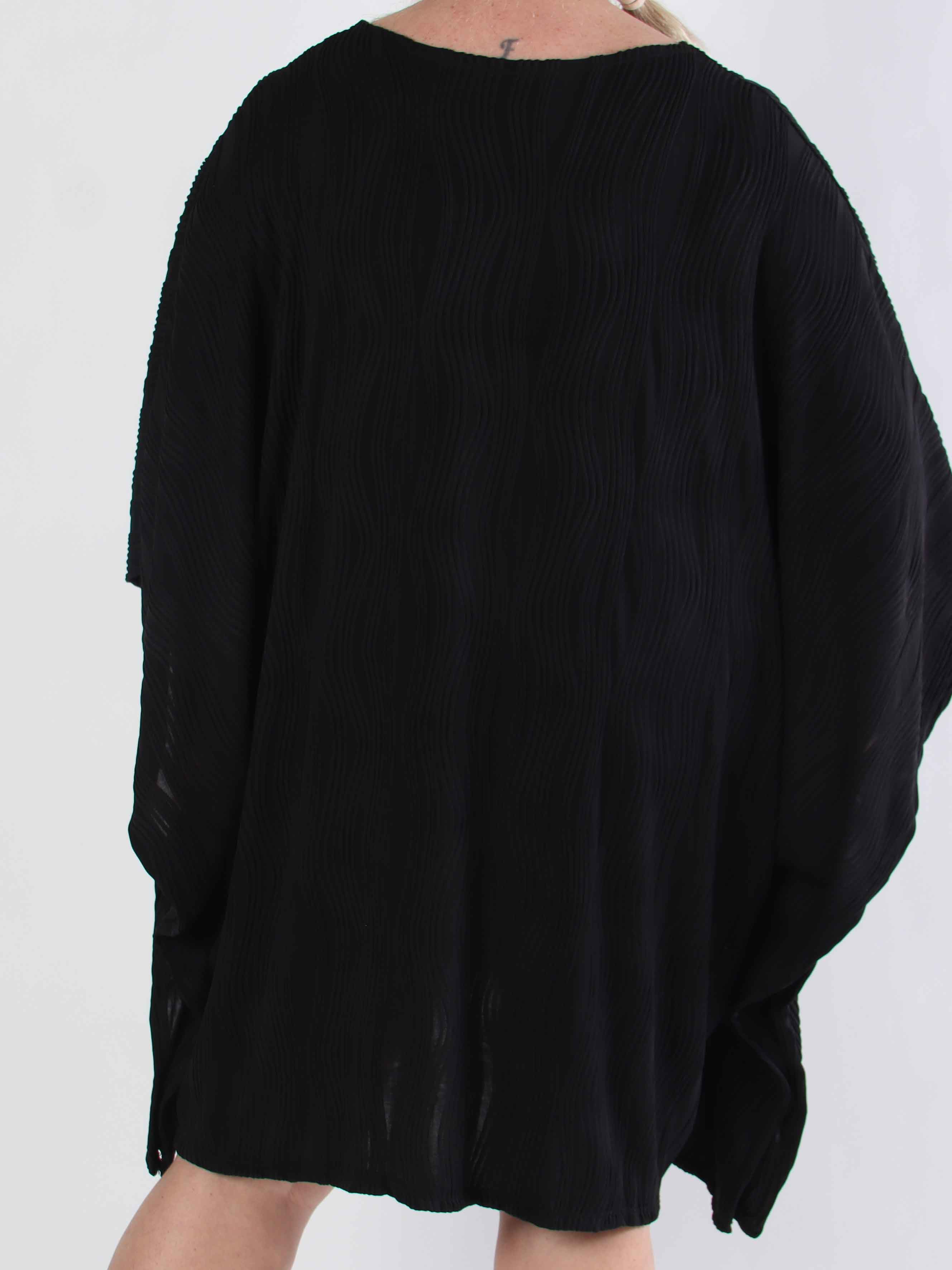 Kaja - Elastisk plus size-tunika i mjukt ribbat tyg