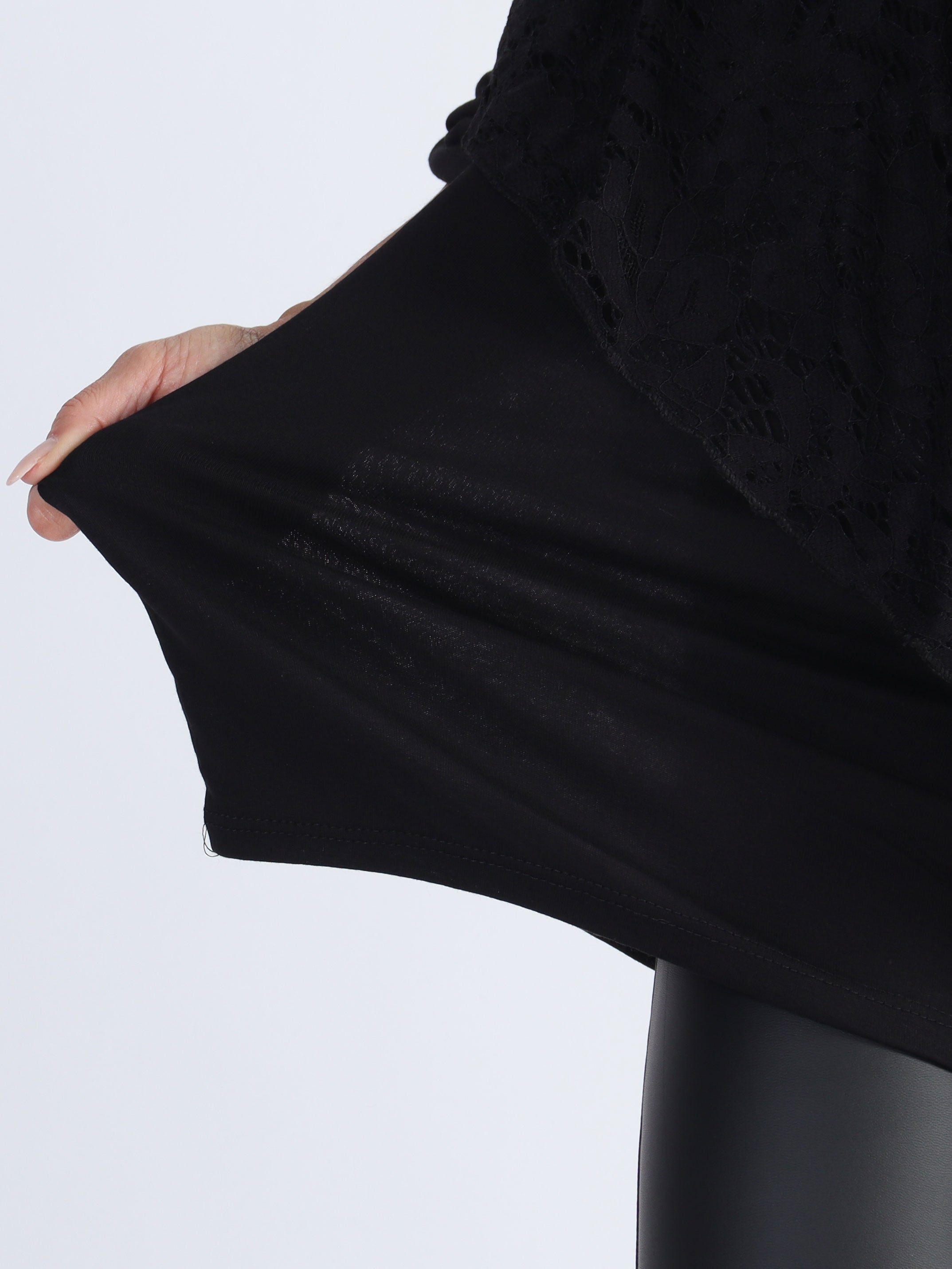 Kenya Lace Shirt - Plus size tunika med spetslager