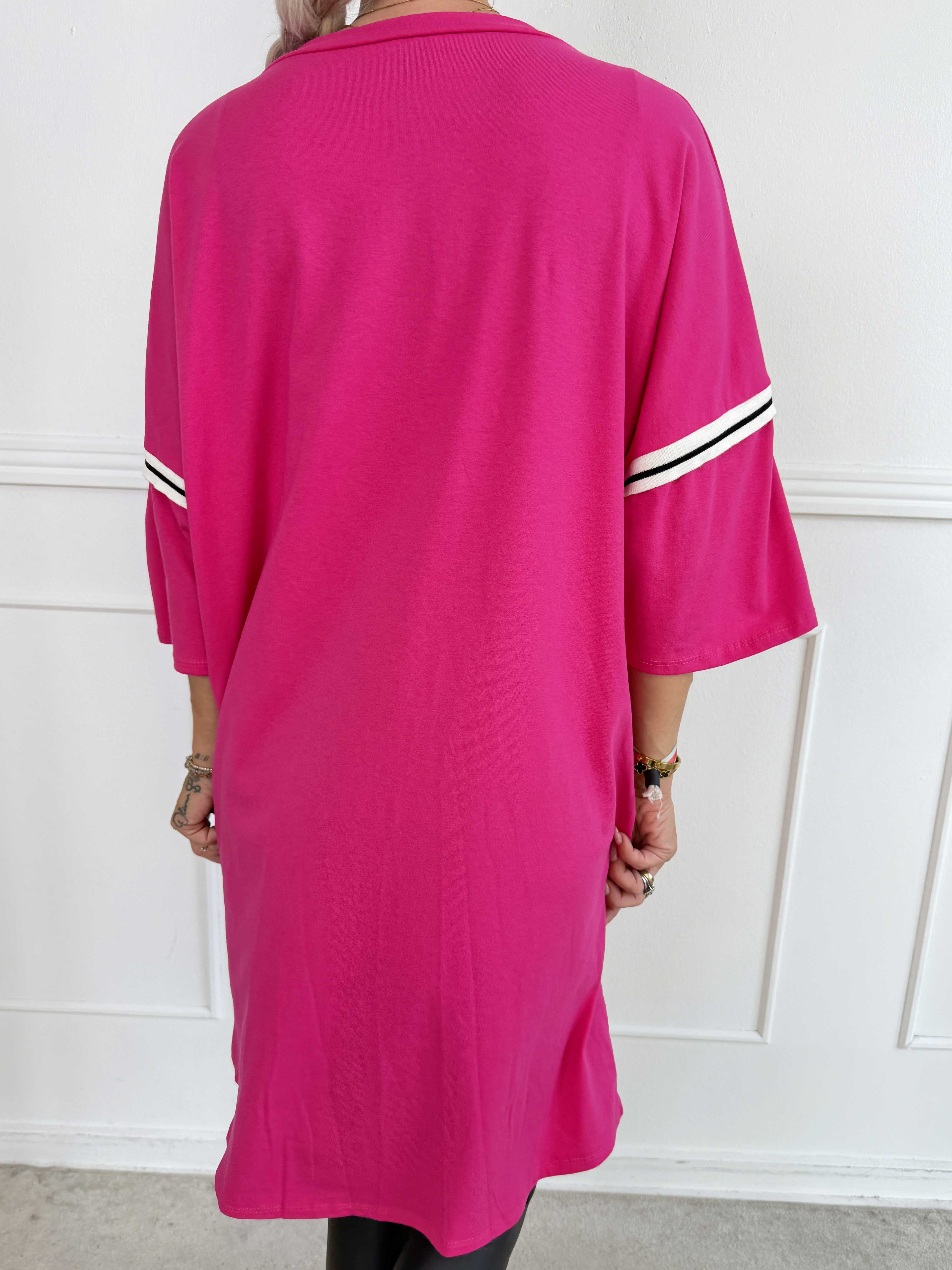 Lana - Cool t-shirtklänning i mjuk bomull med snyggt 