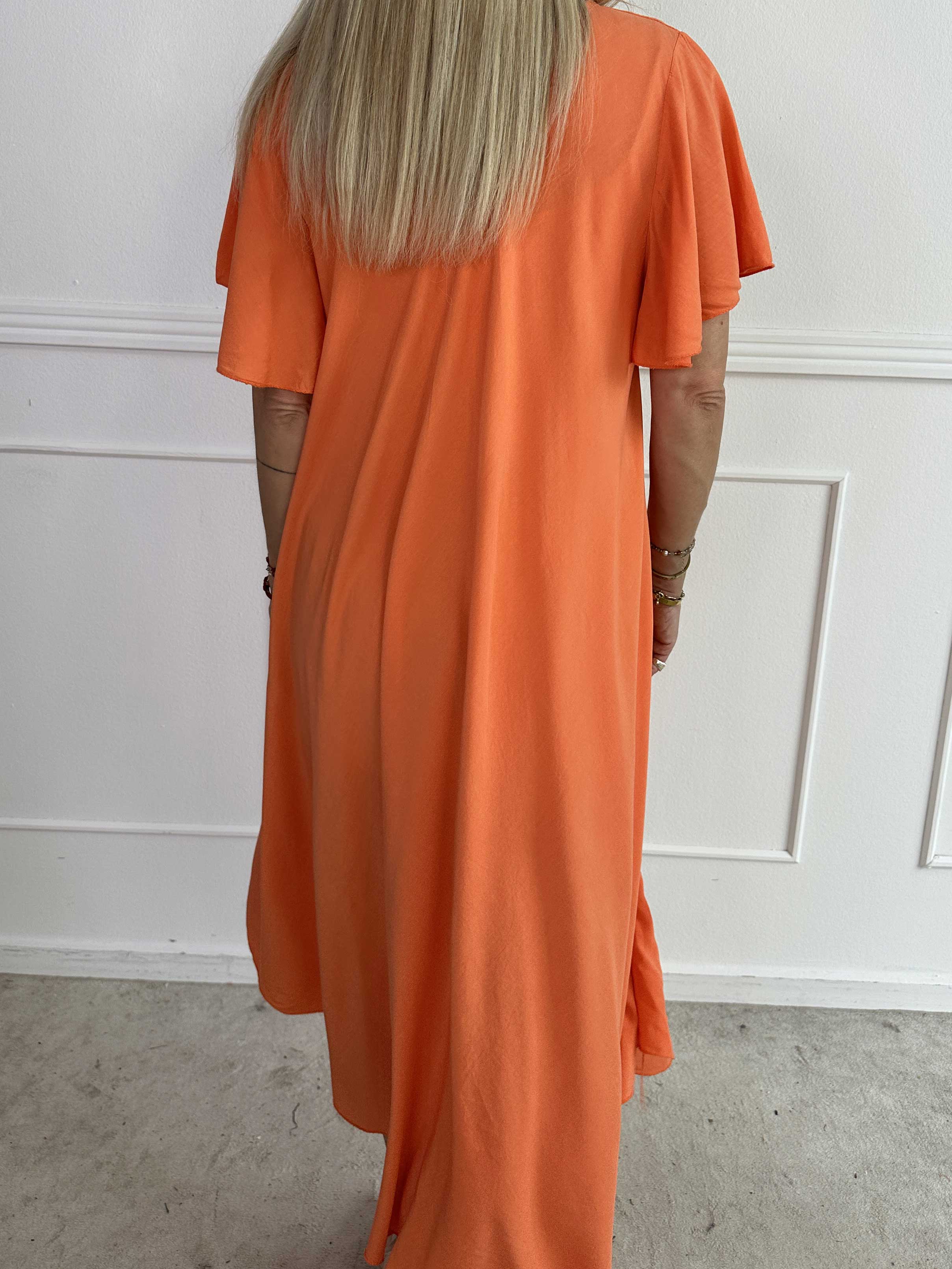 Laneira - Lång klänning i viskos och A-form