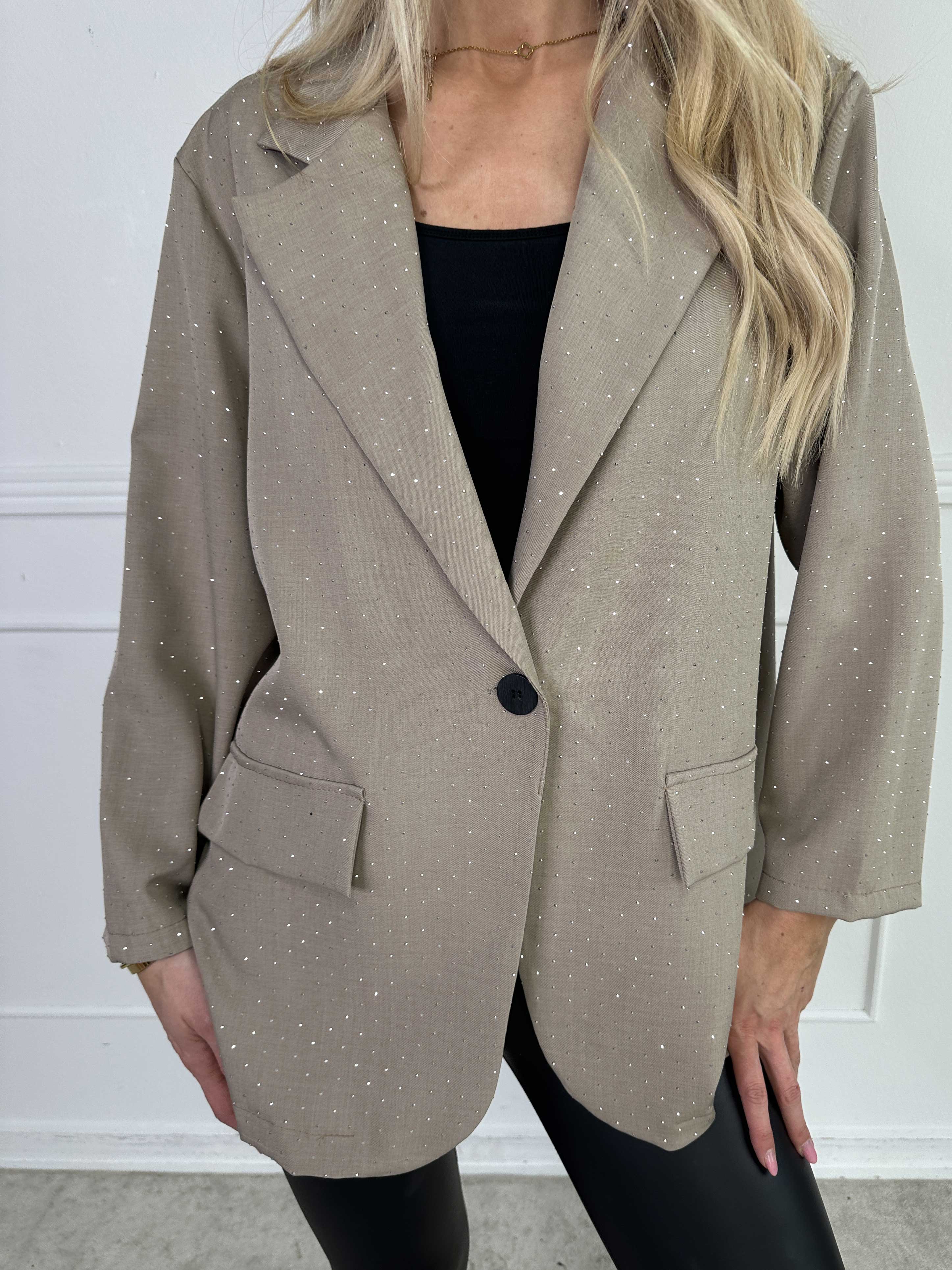 Lanthe - Blazer med glitrende similisten