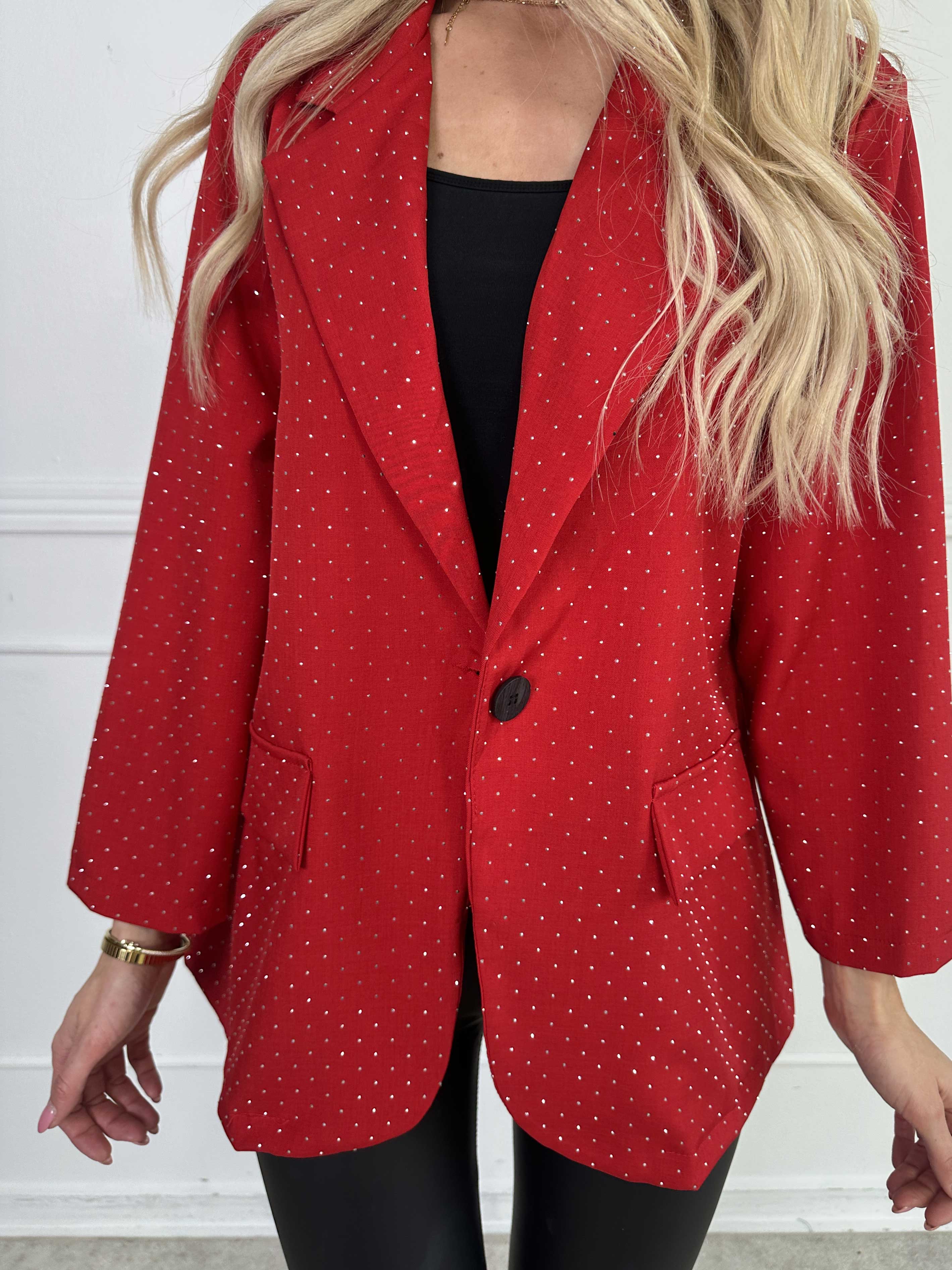 Lanthe - Blazer med glitrende similisten