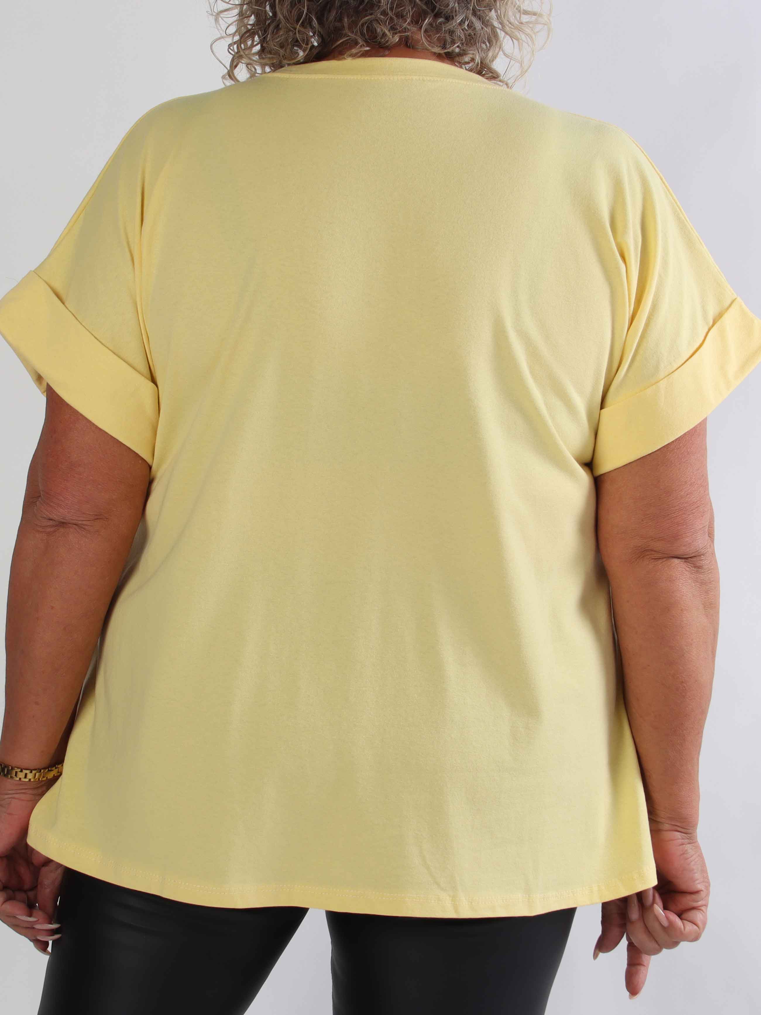 Leni - Plus size t-shirt med SOHO New York stående på brystet