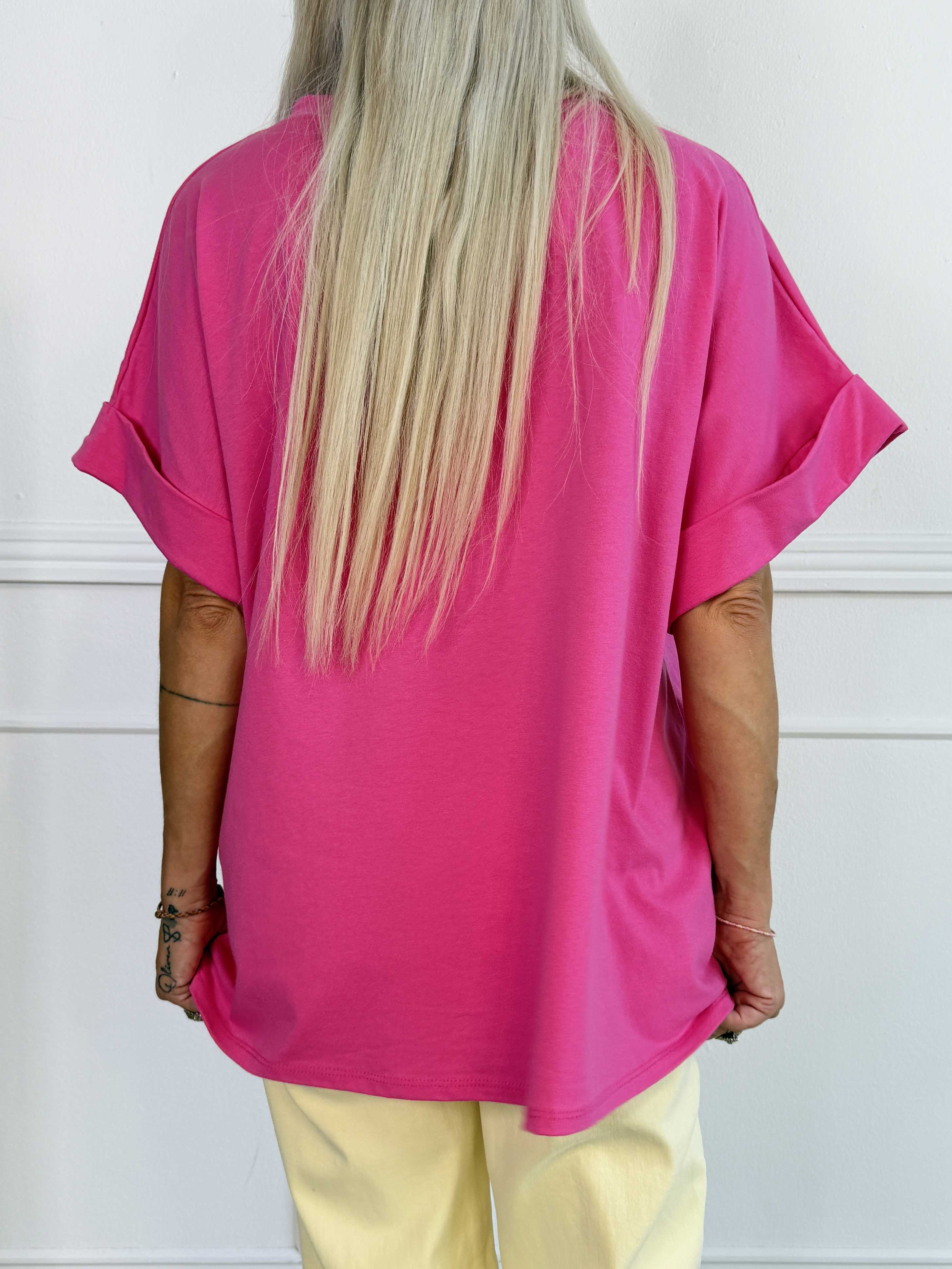 Leni - Oversized t-shirt med SOHO New York stående på brystet