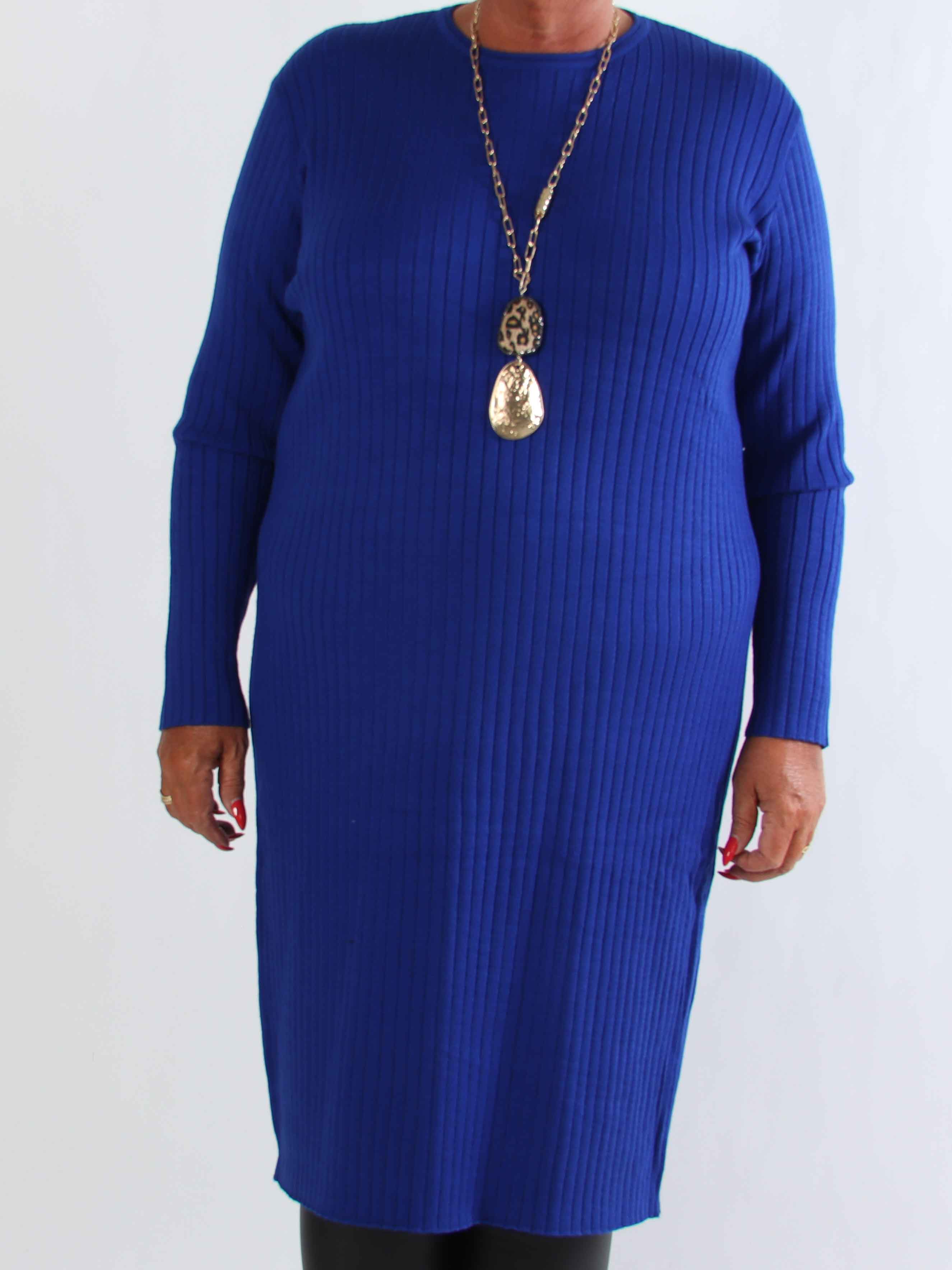 Livunn - Mjuk elastisk ribbad klänning