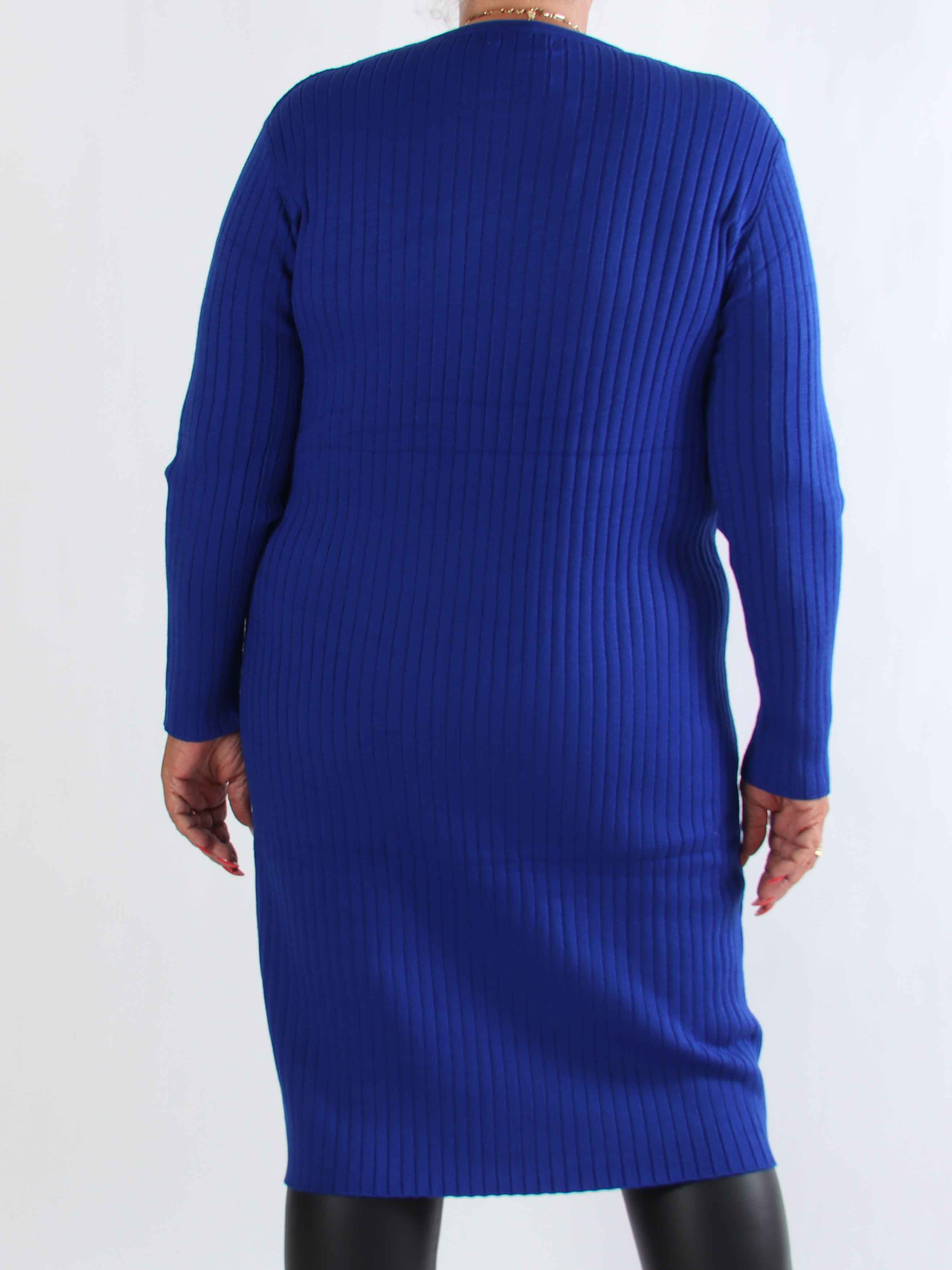 Livunn - Mjuk elastisk ribbad klänning