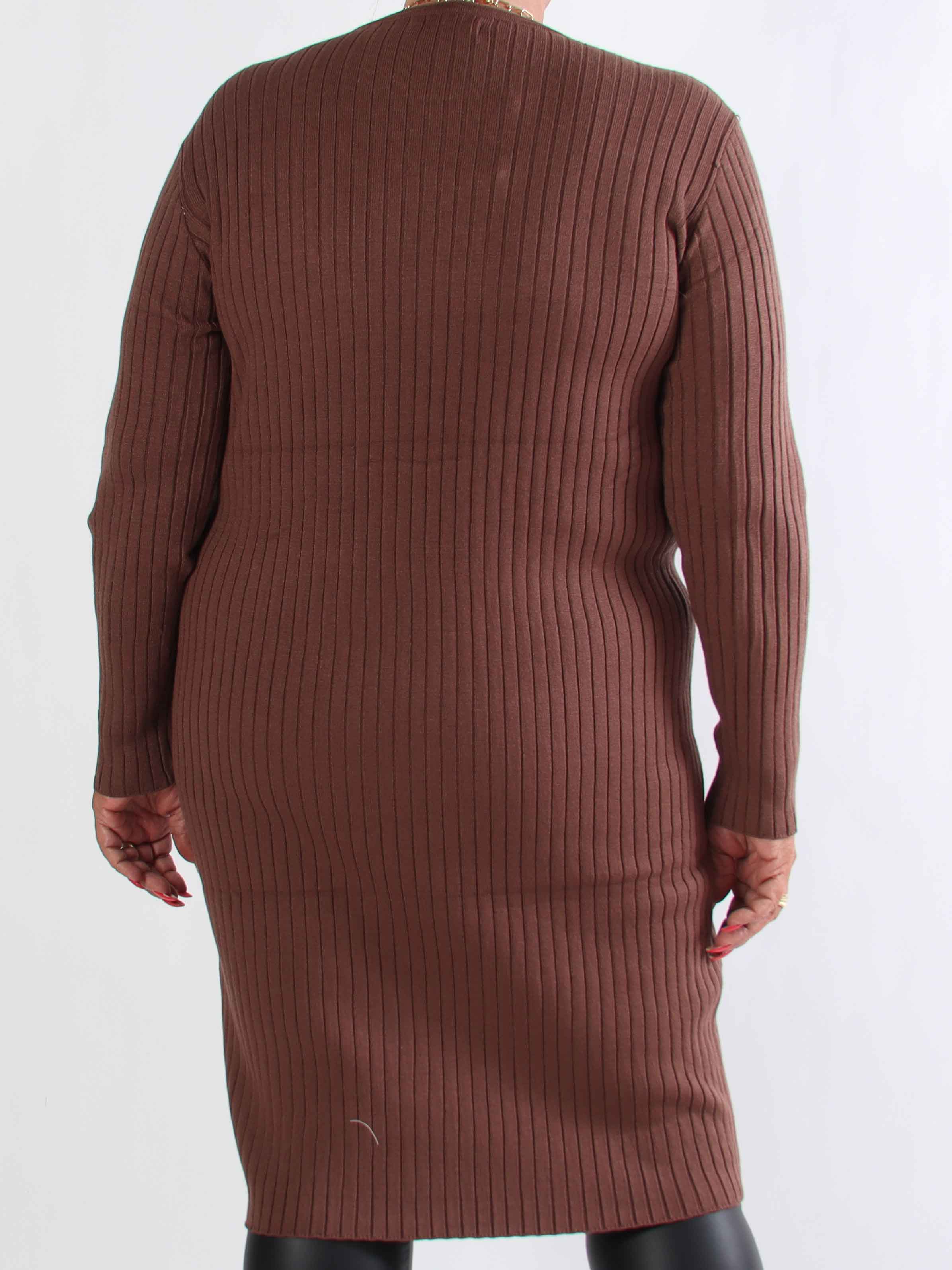 Livunn - Mjuk elastisk ribbad klänning