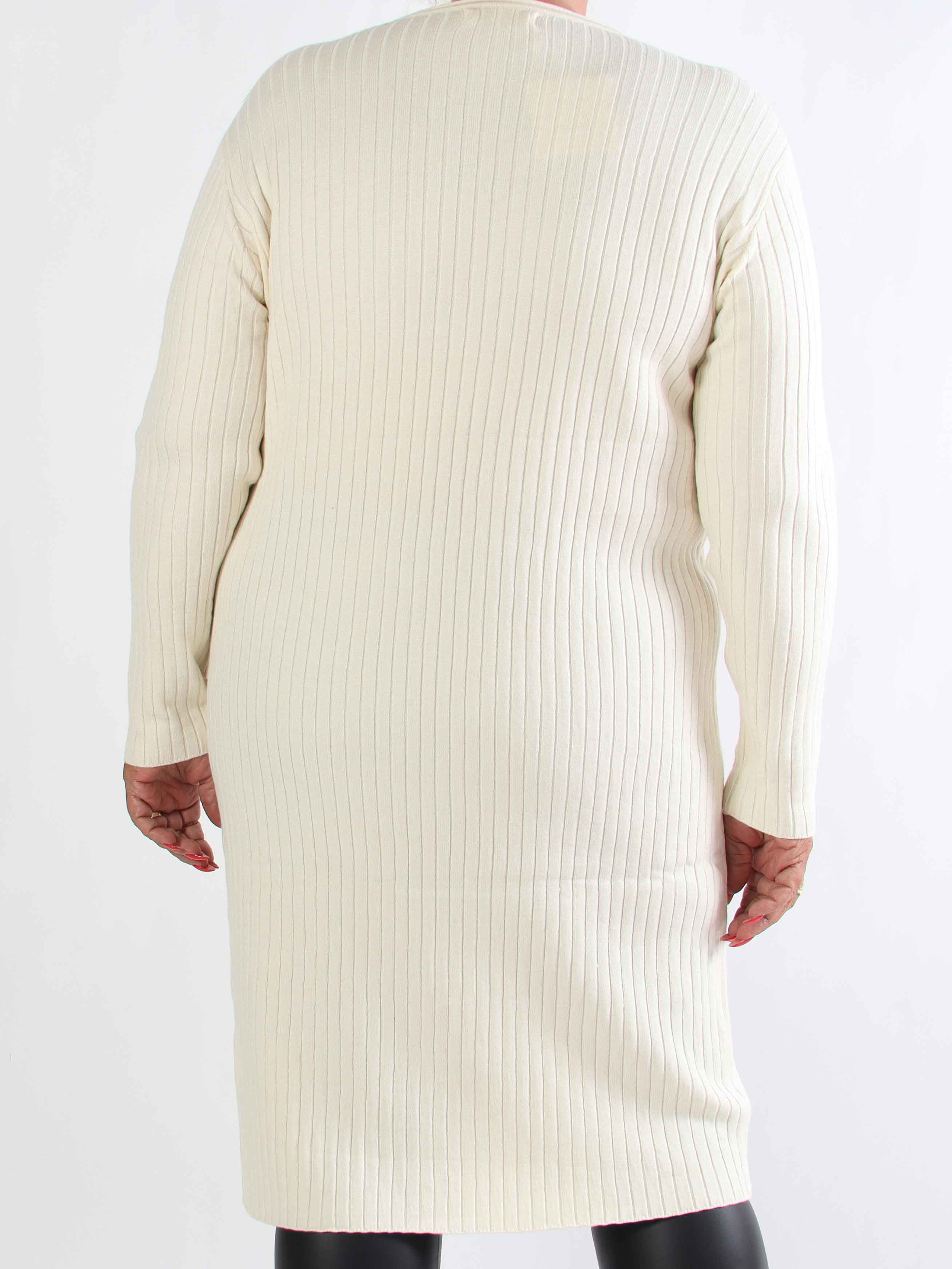 Livunn - Mjuk elastisk ribbad klänning