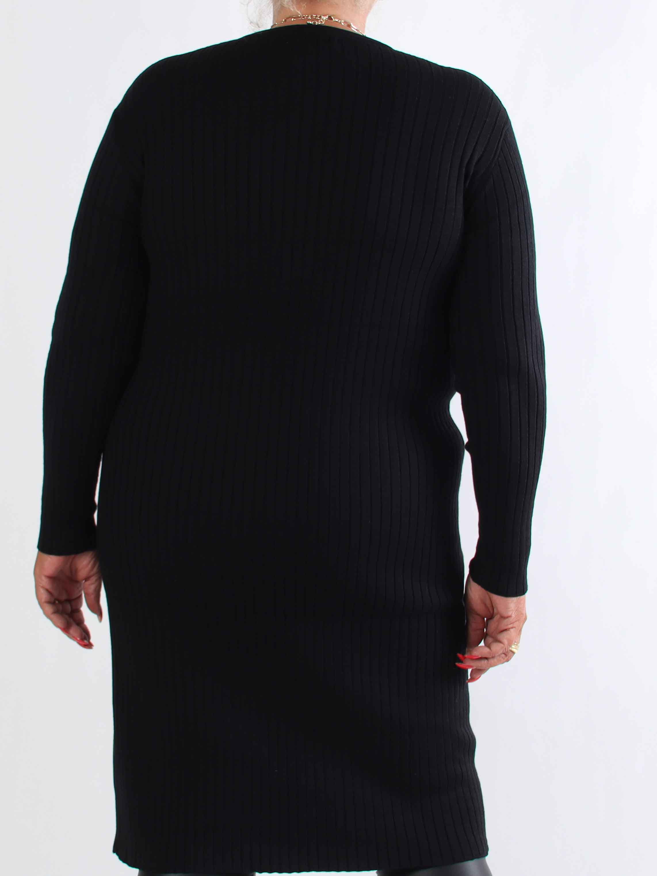 Livunn - Mjuk elastisk ribbad klänning