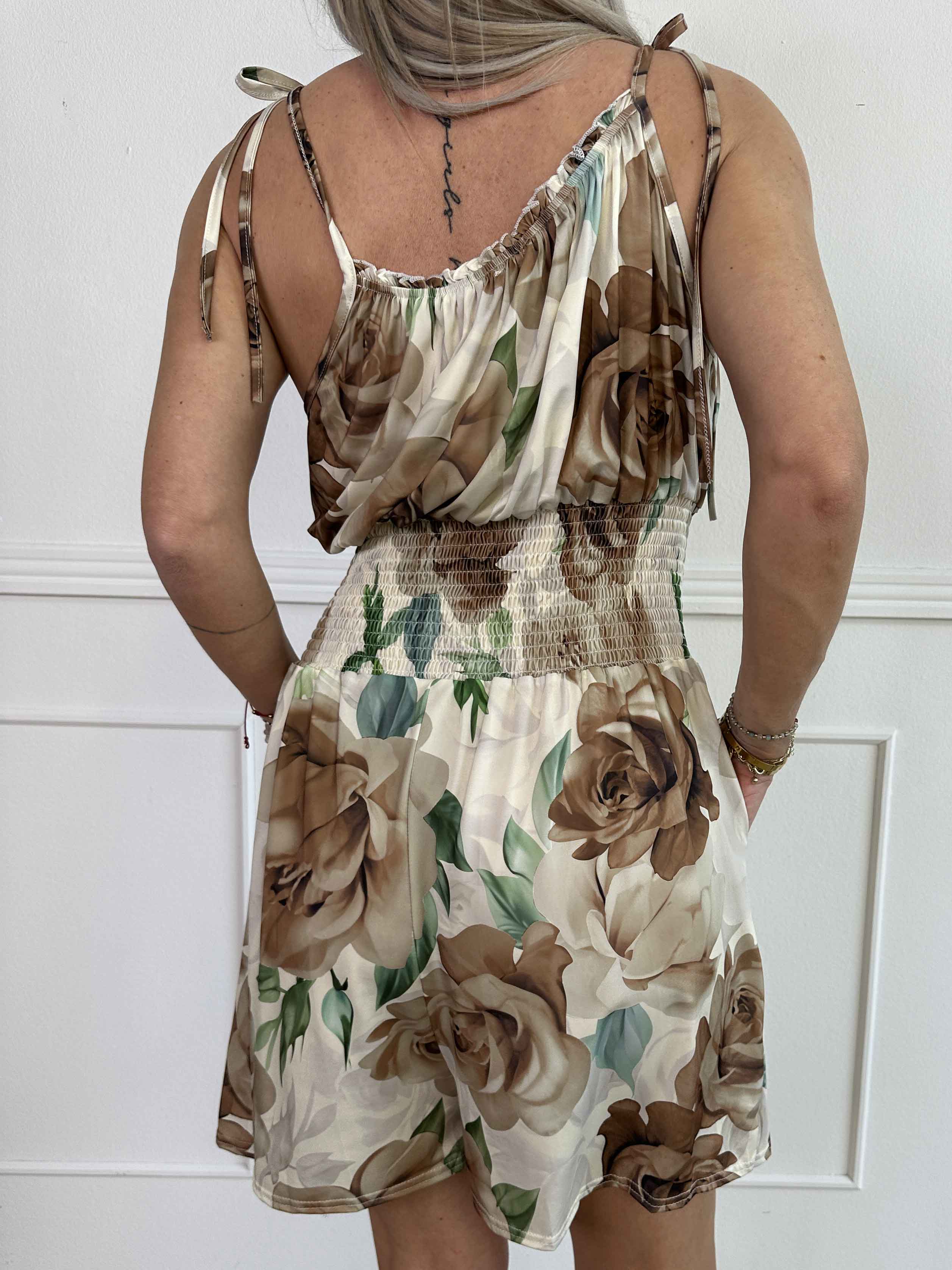 Lyra - Elastisk byxdräkt med elastisk smock i midjan