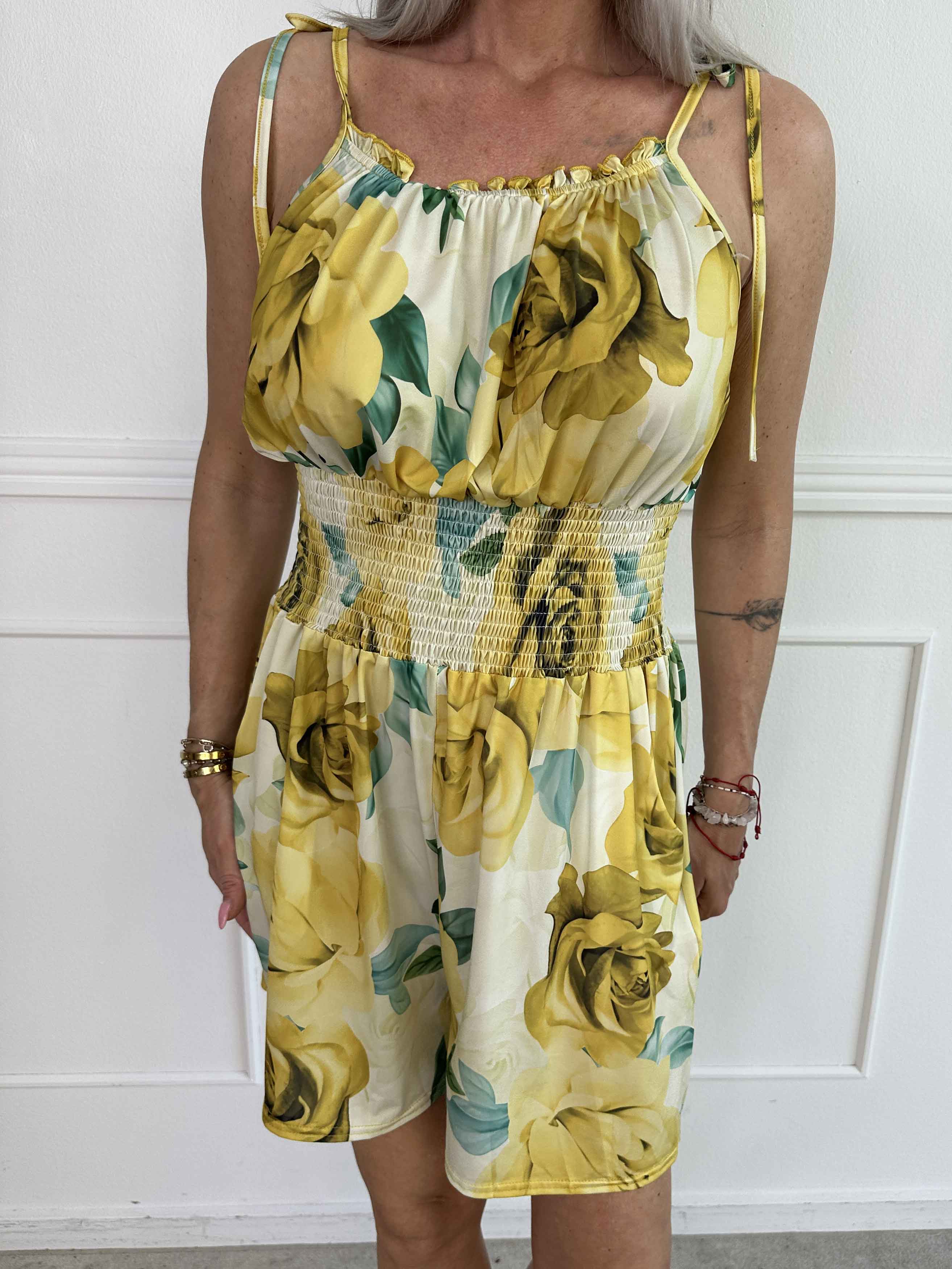 Lyra - Elastisk byxdräkt med elastisk smock i midjan