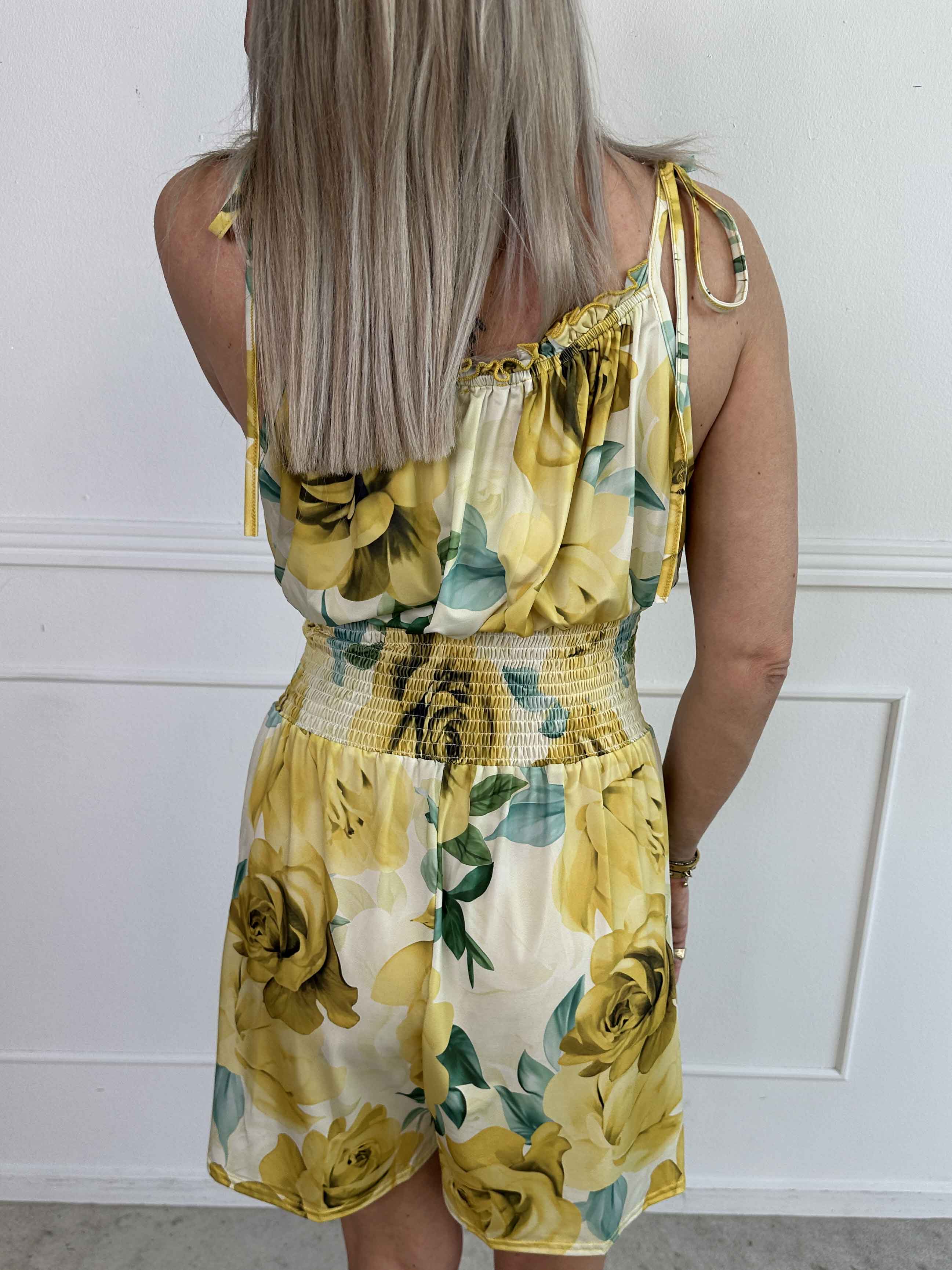 Lyra - Elastisk byxdräkt med elastisk smock i midjan