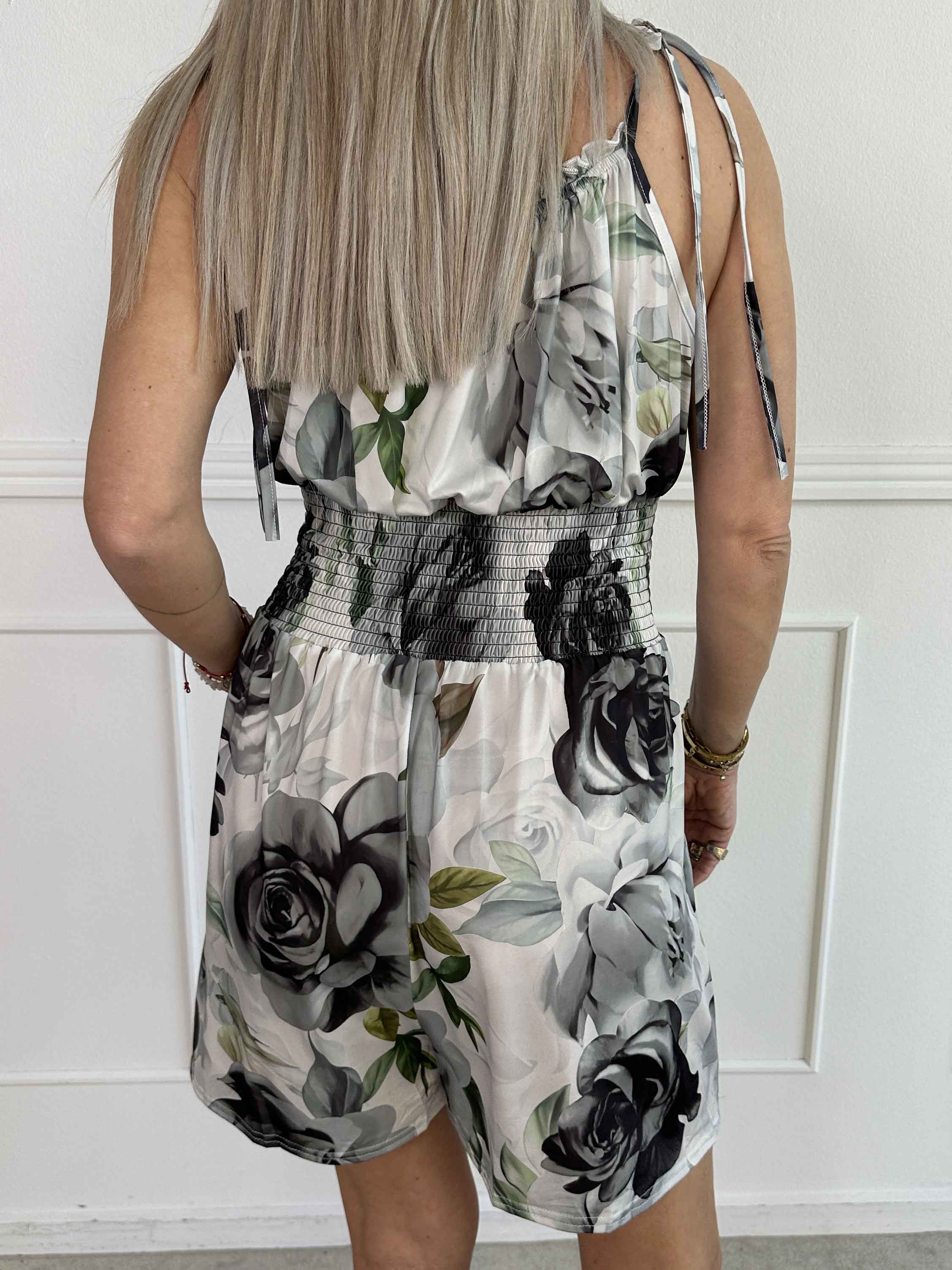 Lyra - Elastisk byxdräkt med elastisk smock i midjan